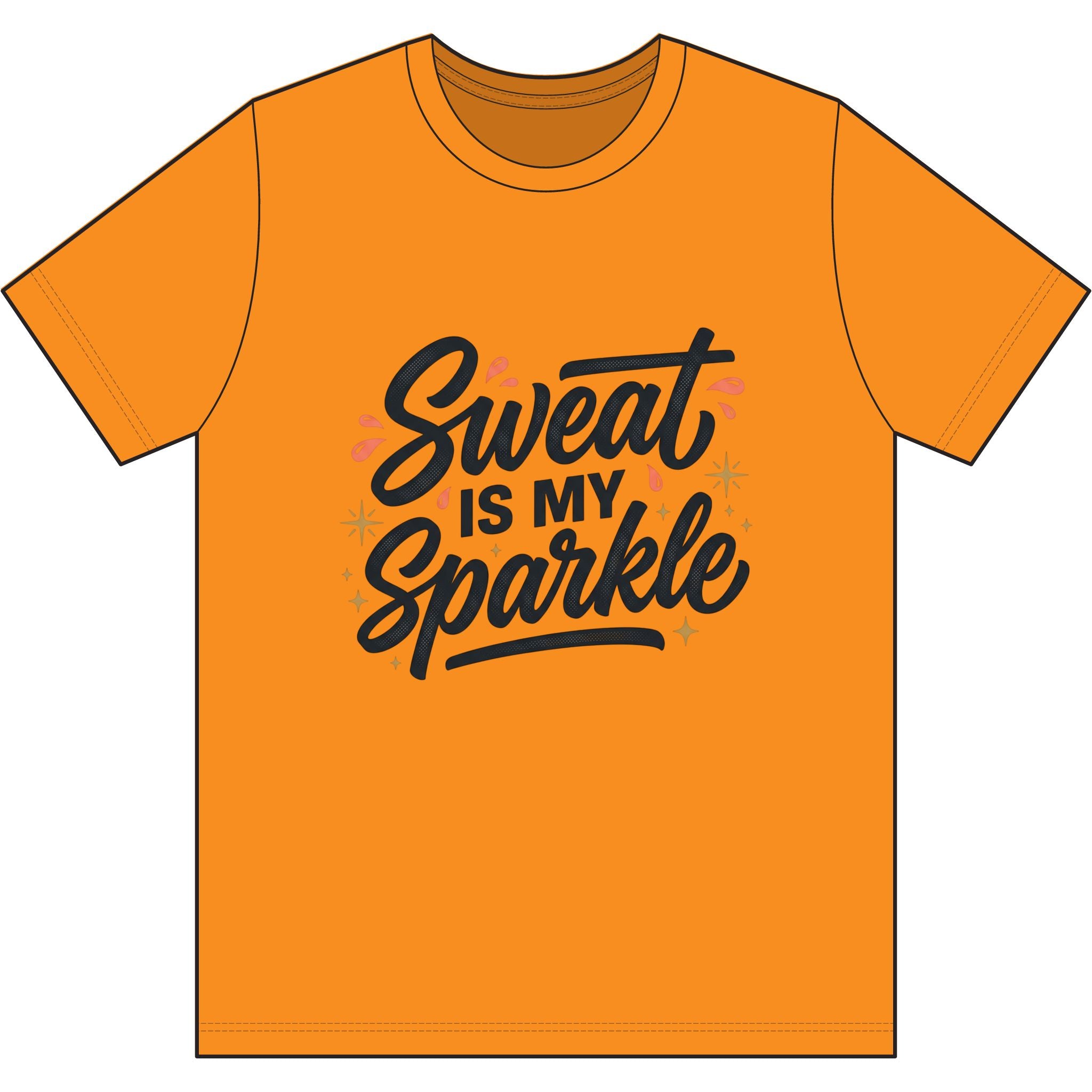 Sweat is My Sparkle Dri-Power 100% Polyester T-Shirt
