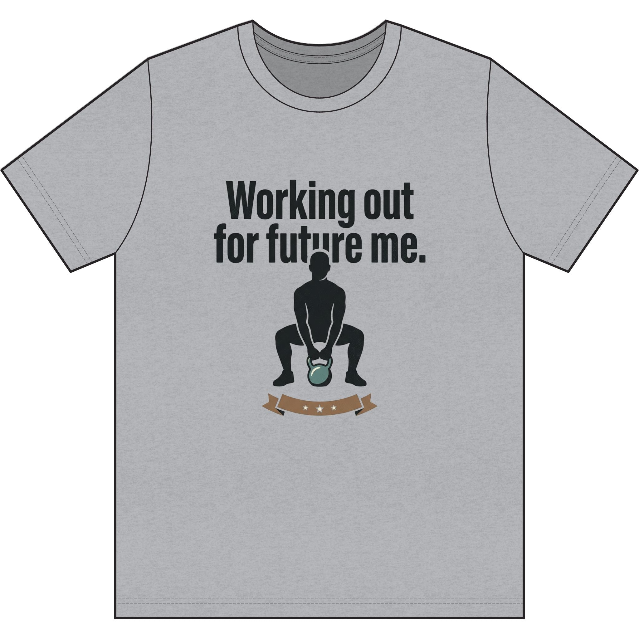 Working Out For Future Me Dri-Power 100% Polyester T-Shirt