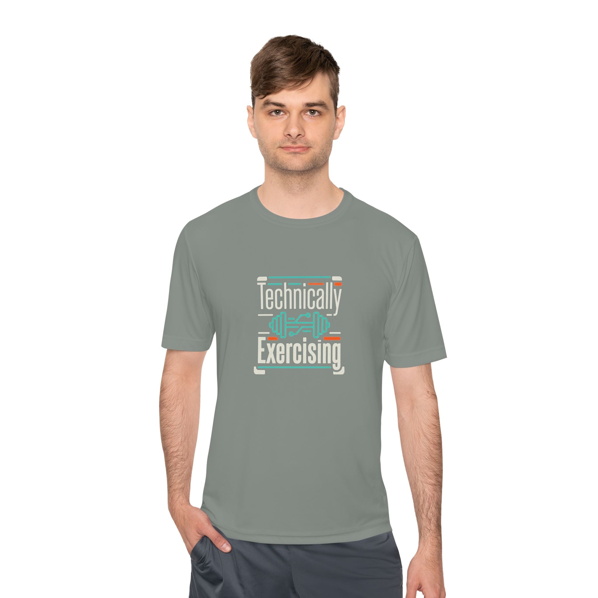 Technically Exercising Unisex Moisture Wicking Tee