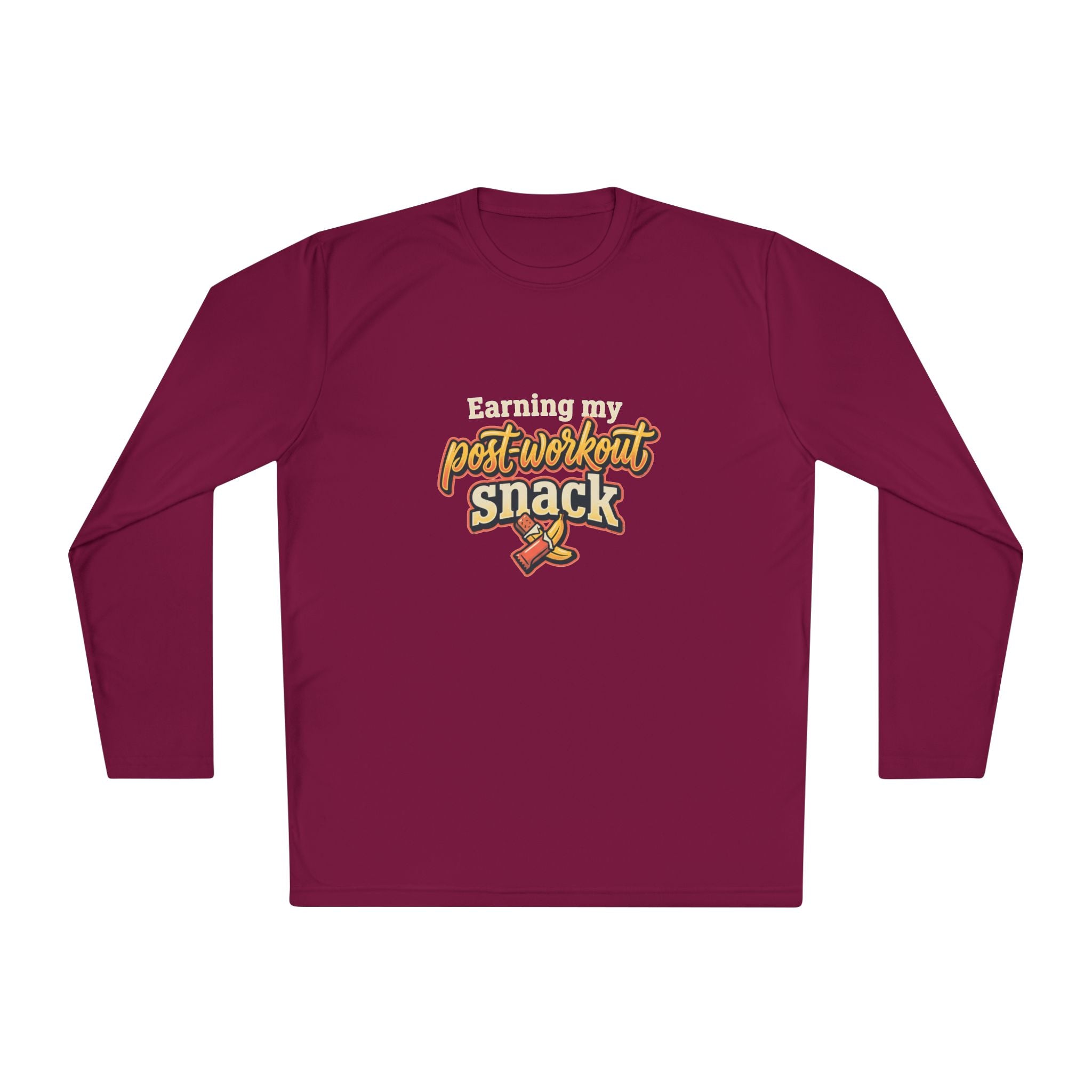 Earning My Post-Workout Snack Unisex Lightweight Long Sleeve Tee