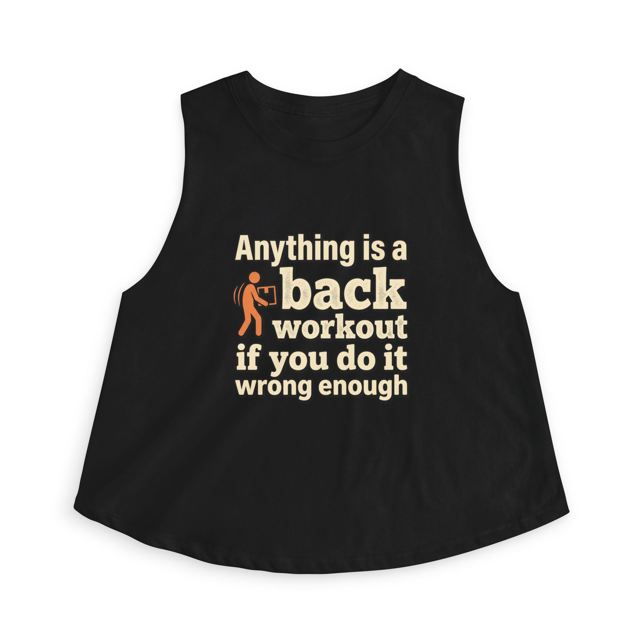 Anything is a Back Workout Women's Crop Top