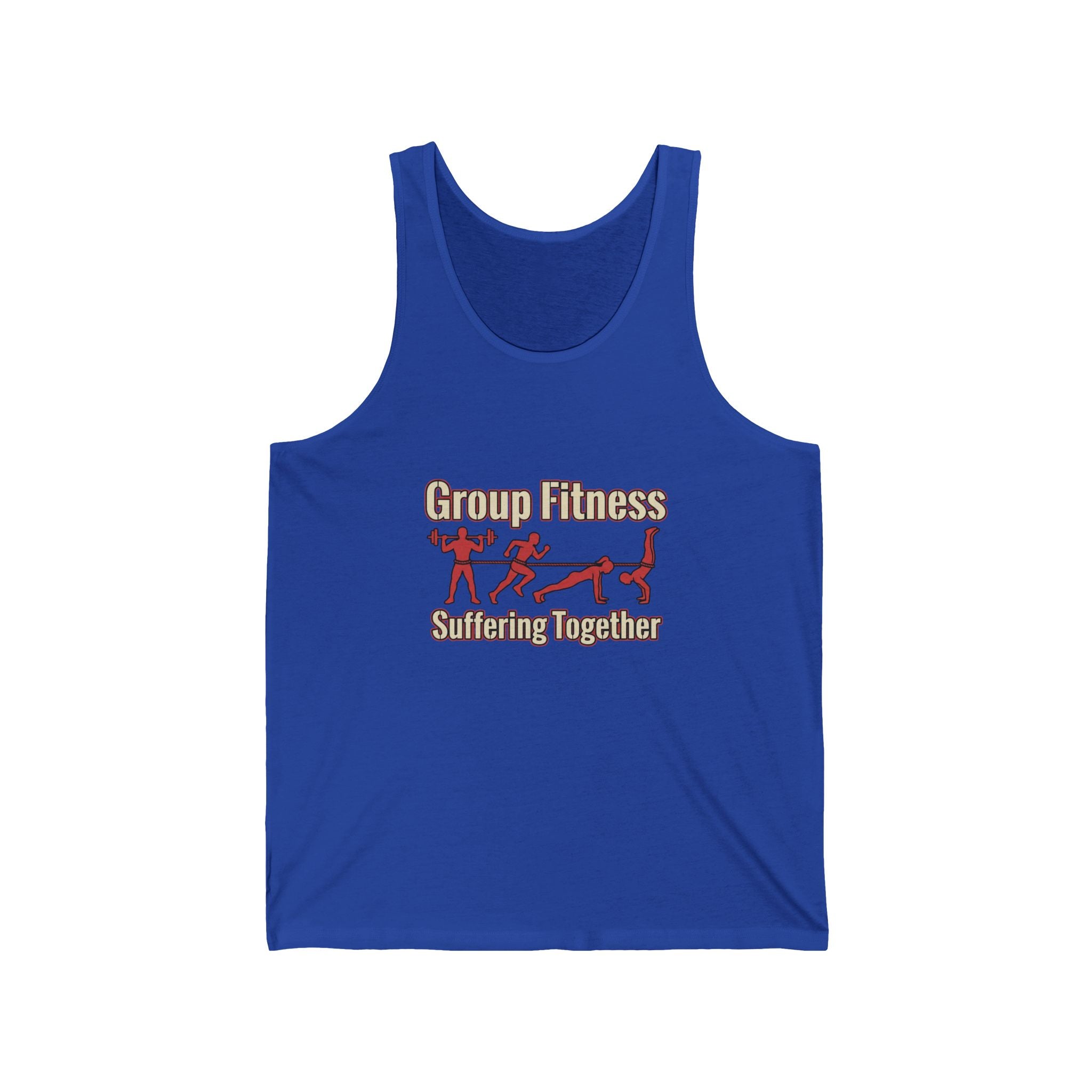 Group Fitness Suffering Together Unisex Jersey Tank