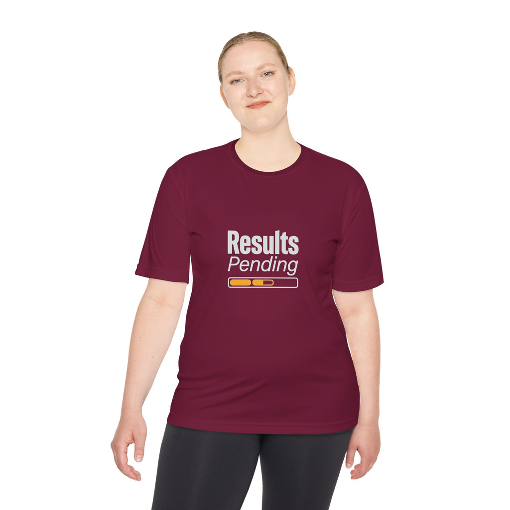 Results Pending Unisex Moisture Wicking Tee