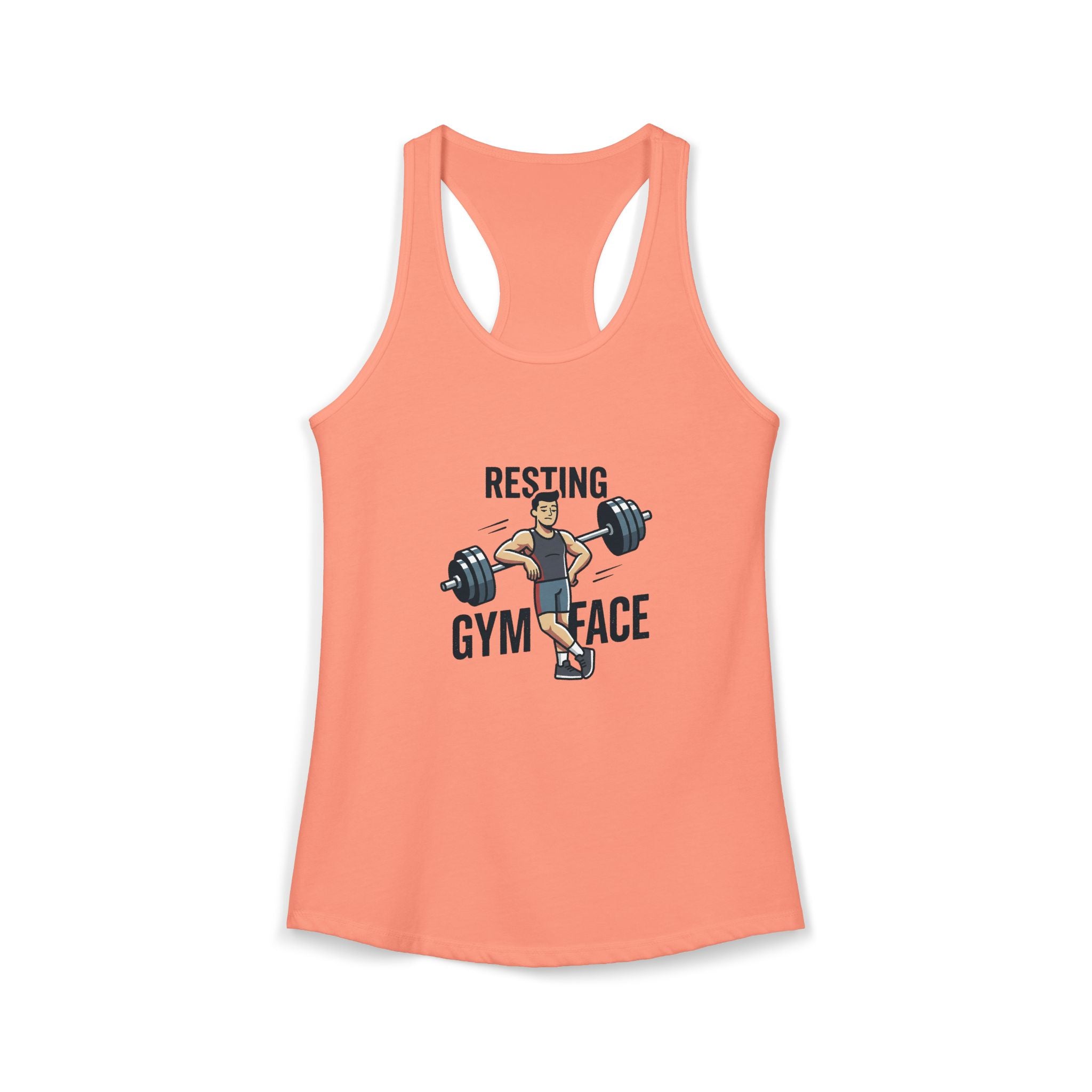 Resting Gym Face Women's Ideal Racerback Tank