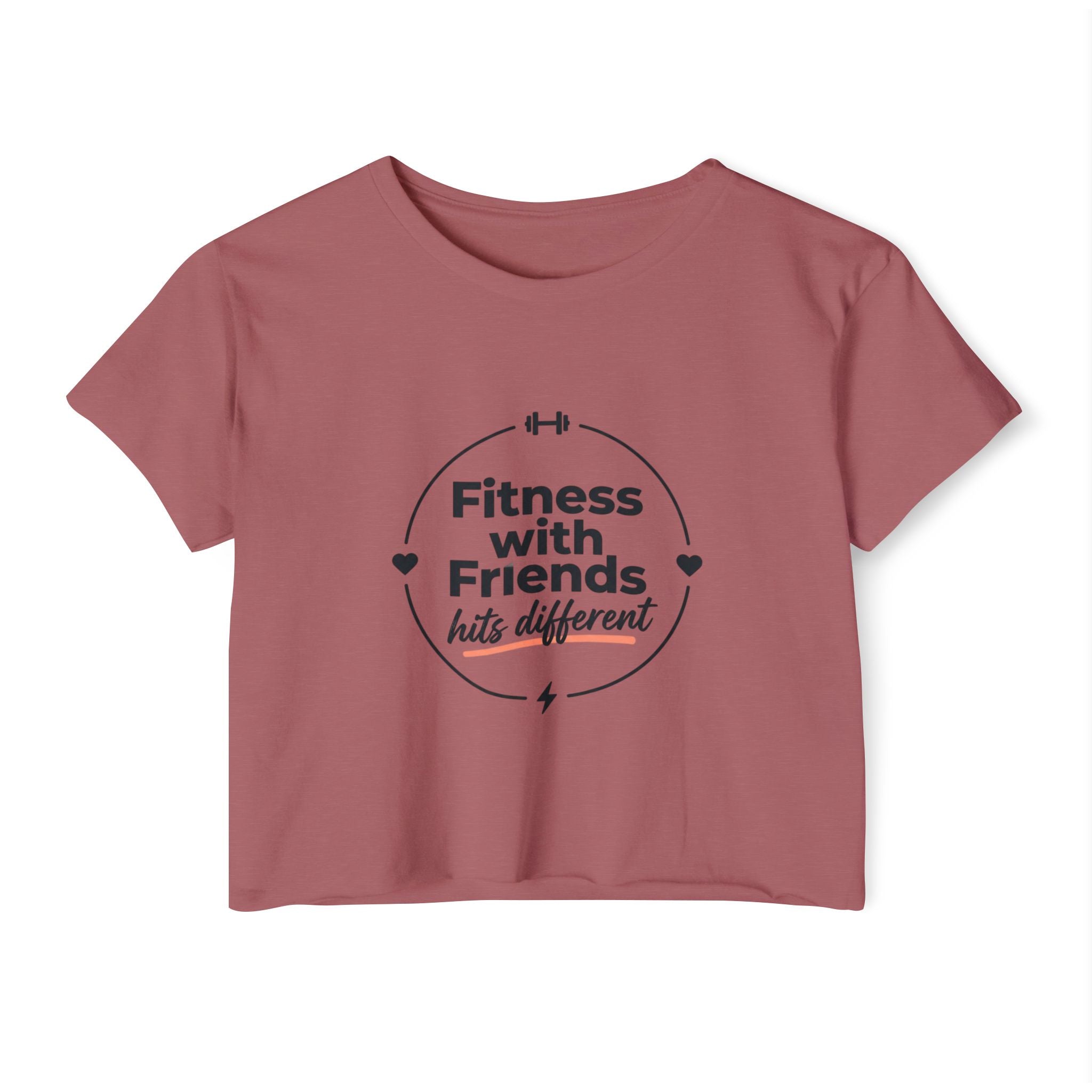 Fitness with Friends Women's Festival Crop Top