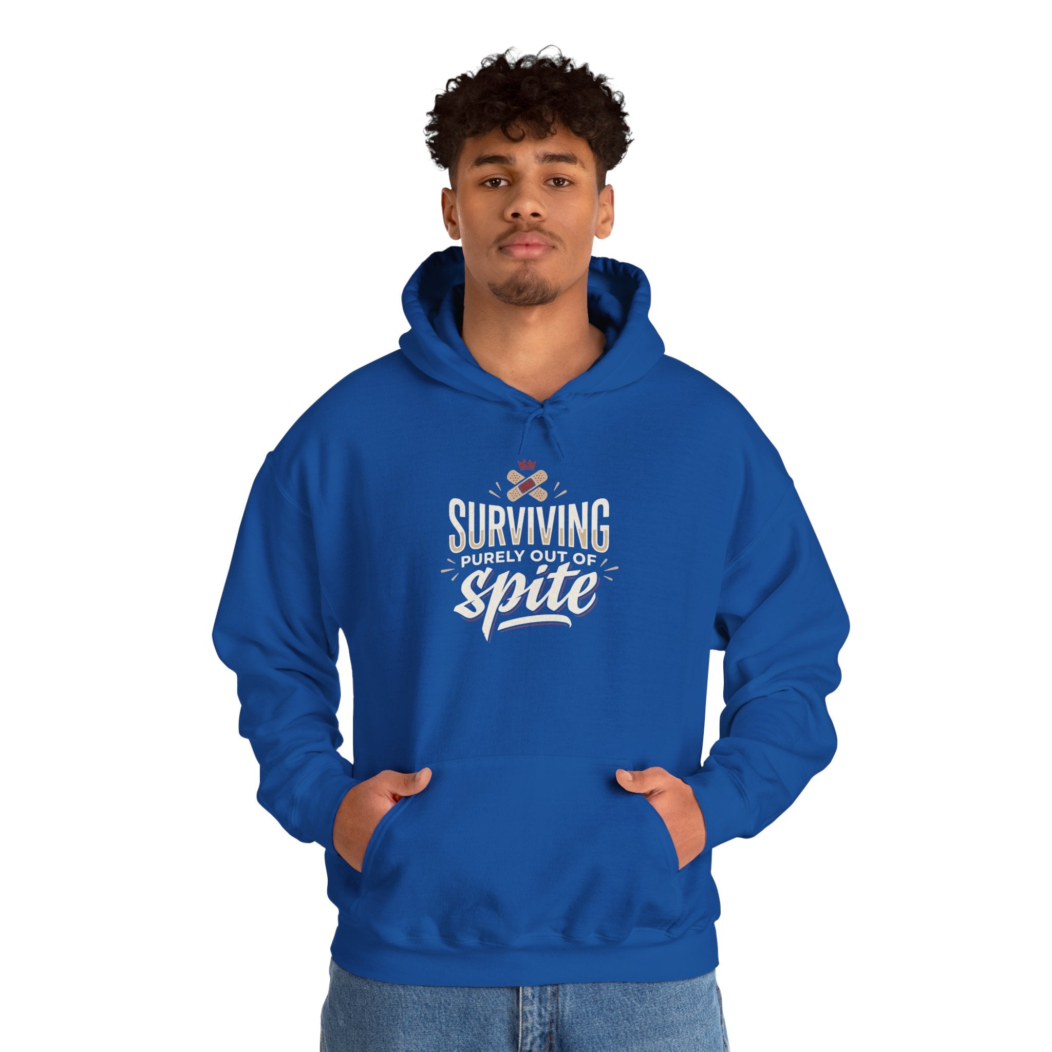 Surviving Purely Out of Spite Unisex Heavy Blend™ Hooded Sweatshirt