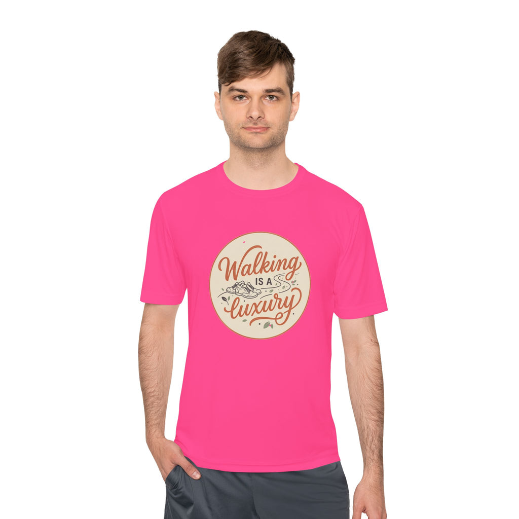 Walking is a Luxury Unisex Moisture Wicking Tee