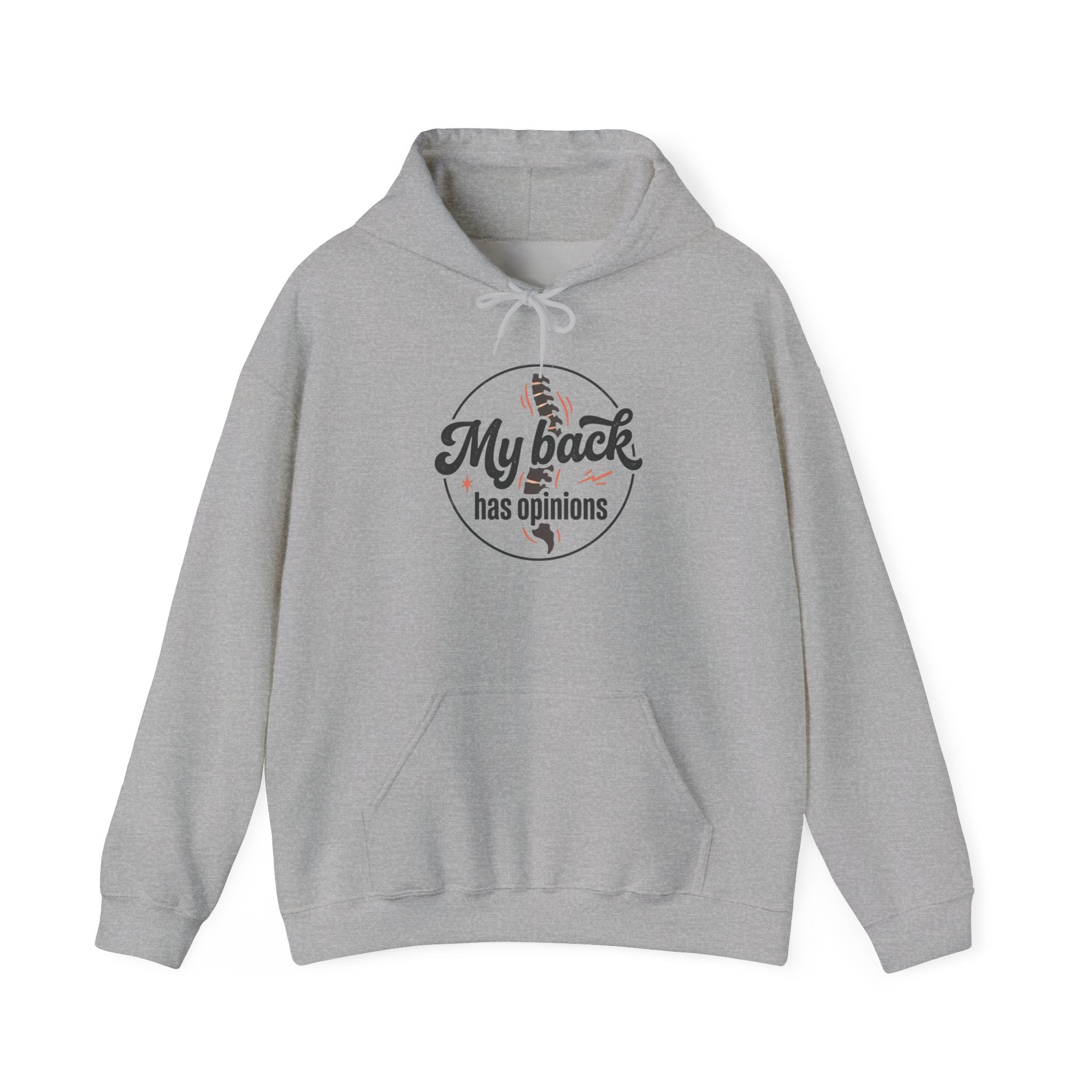 My Back Has Opinions Unisex Heavy Blend™ Hooded Sweatshirt