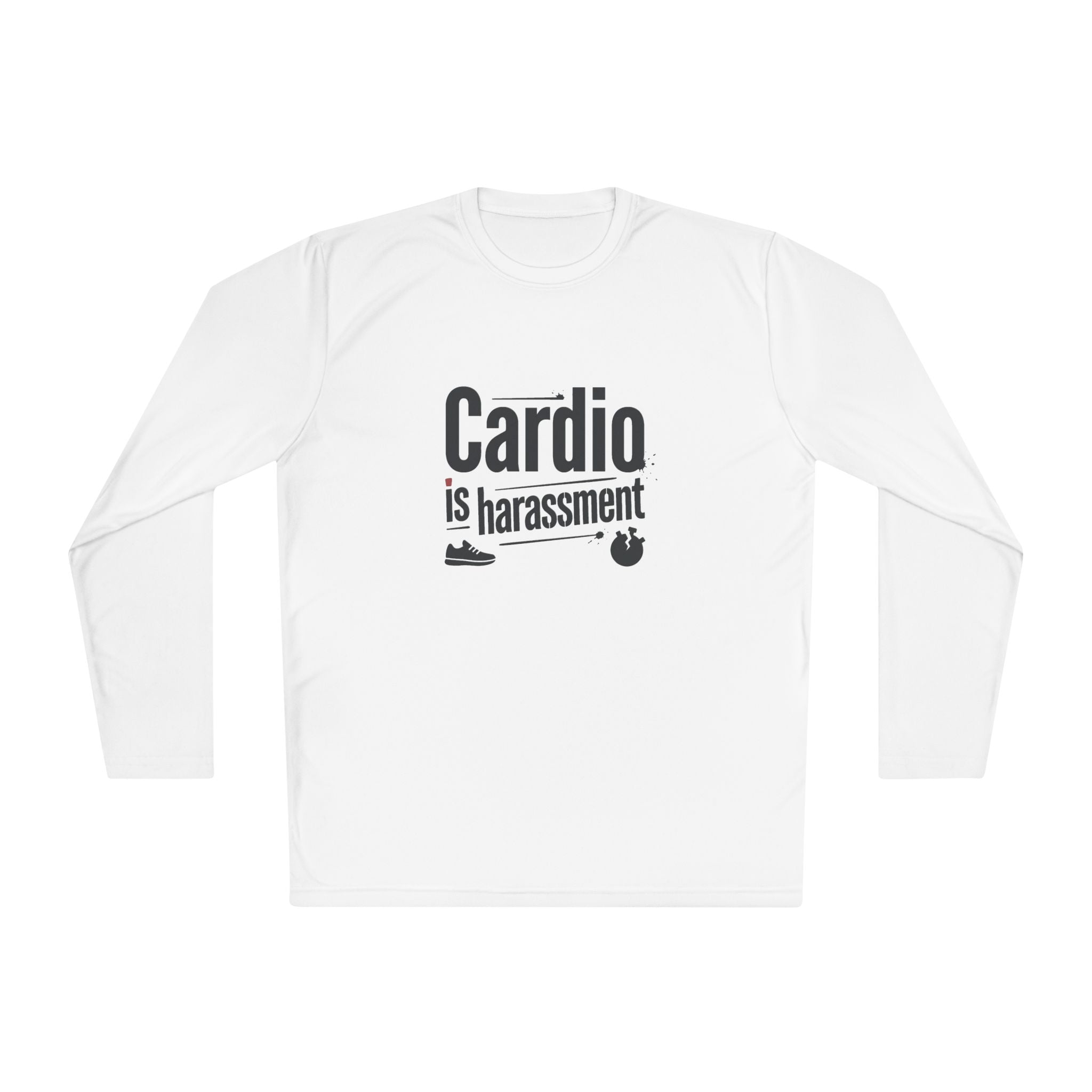 Cardio is Harassment Unisex Lightweight Long Sleeve Tee