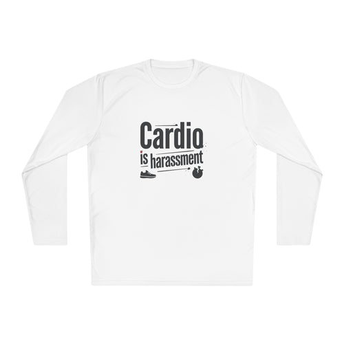 Cardio is Harassment Unisex Lightweight Long Sleeve Tee