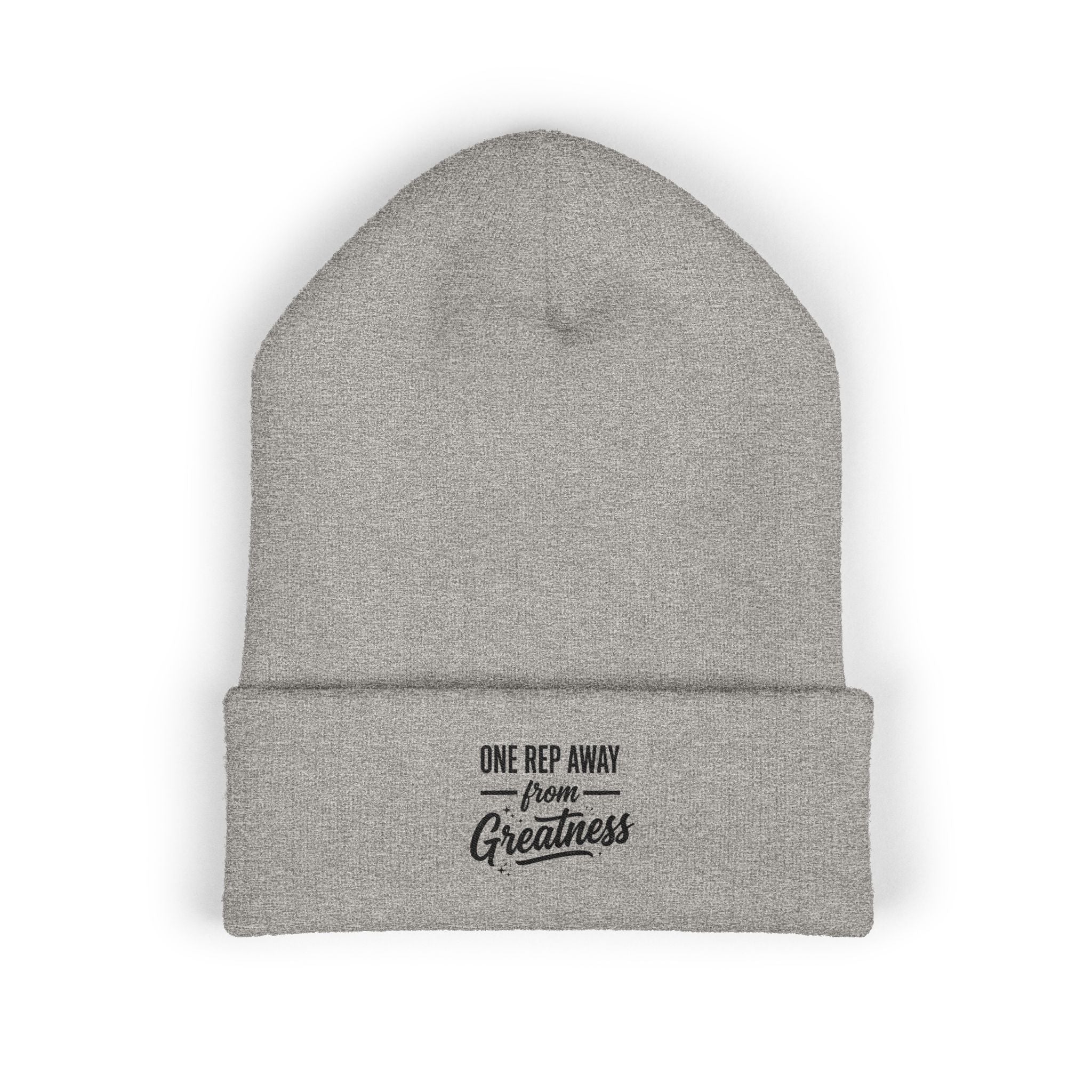 One Rep Away Classic Cuffed Beanie (Embroidery)