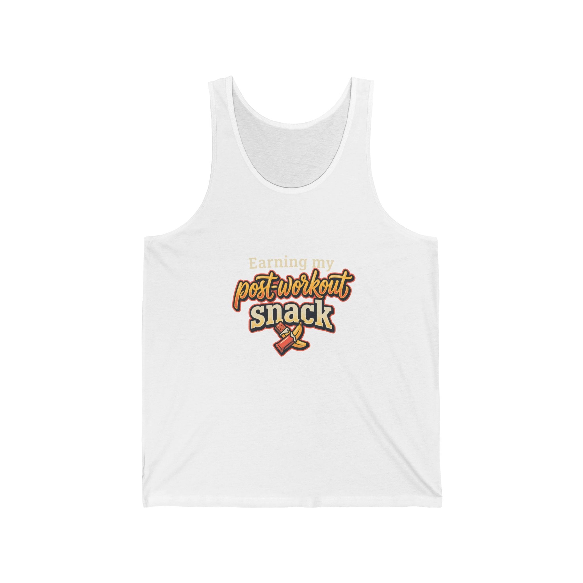Earning My Post-Workout Snack Unisex Jersey Tank