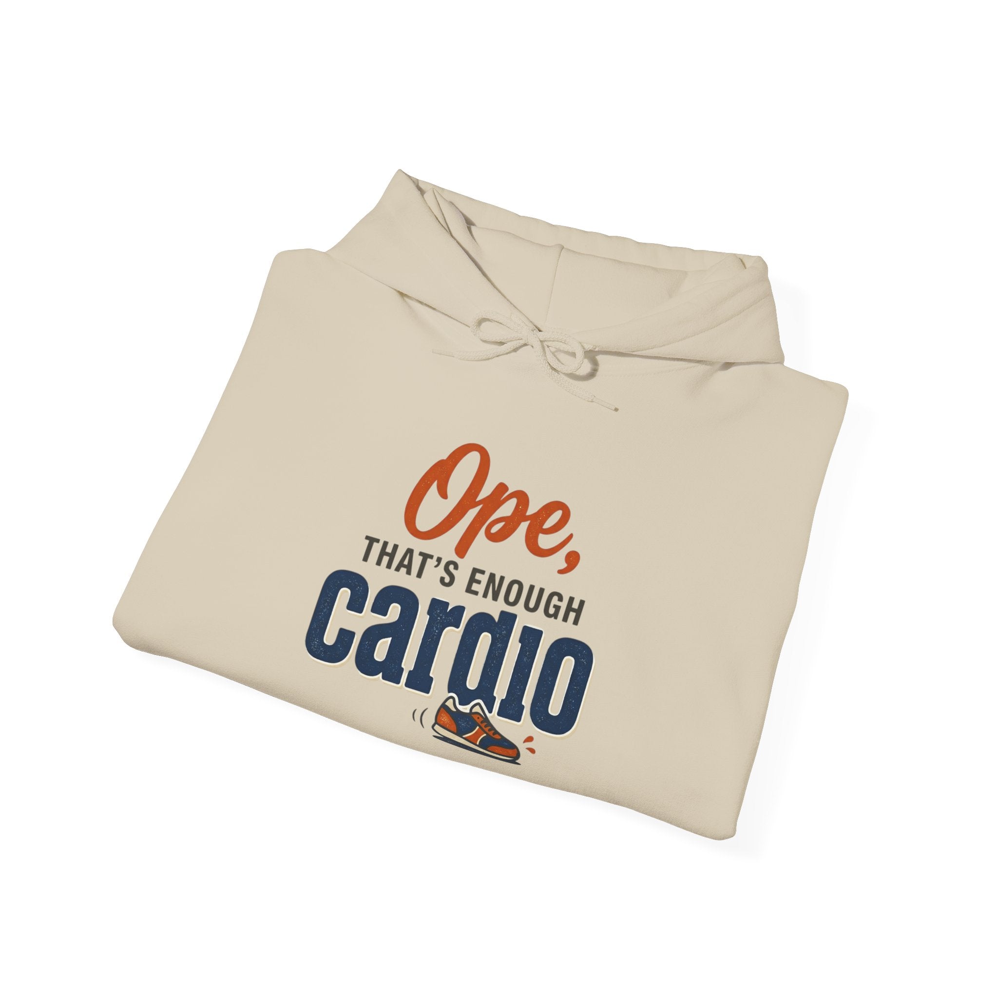 Ope, That's Enough Cardio Unisex Heavy Blend™ Hooded Sweatshirt