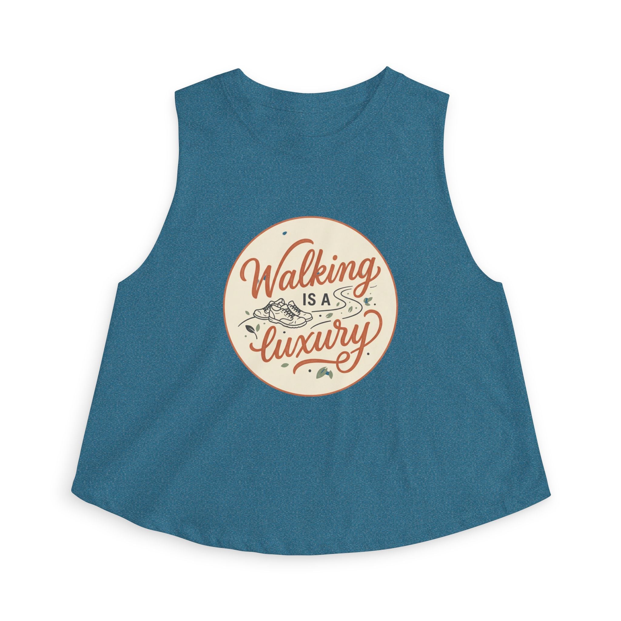 Walking is a Luxury Women's Crop Top
