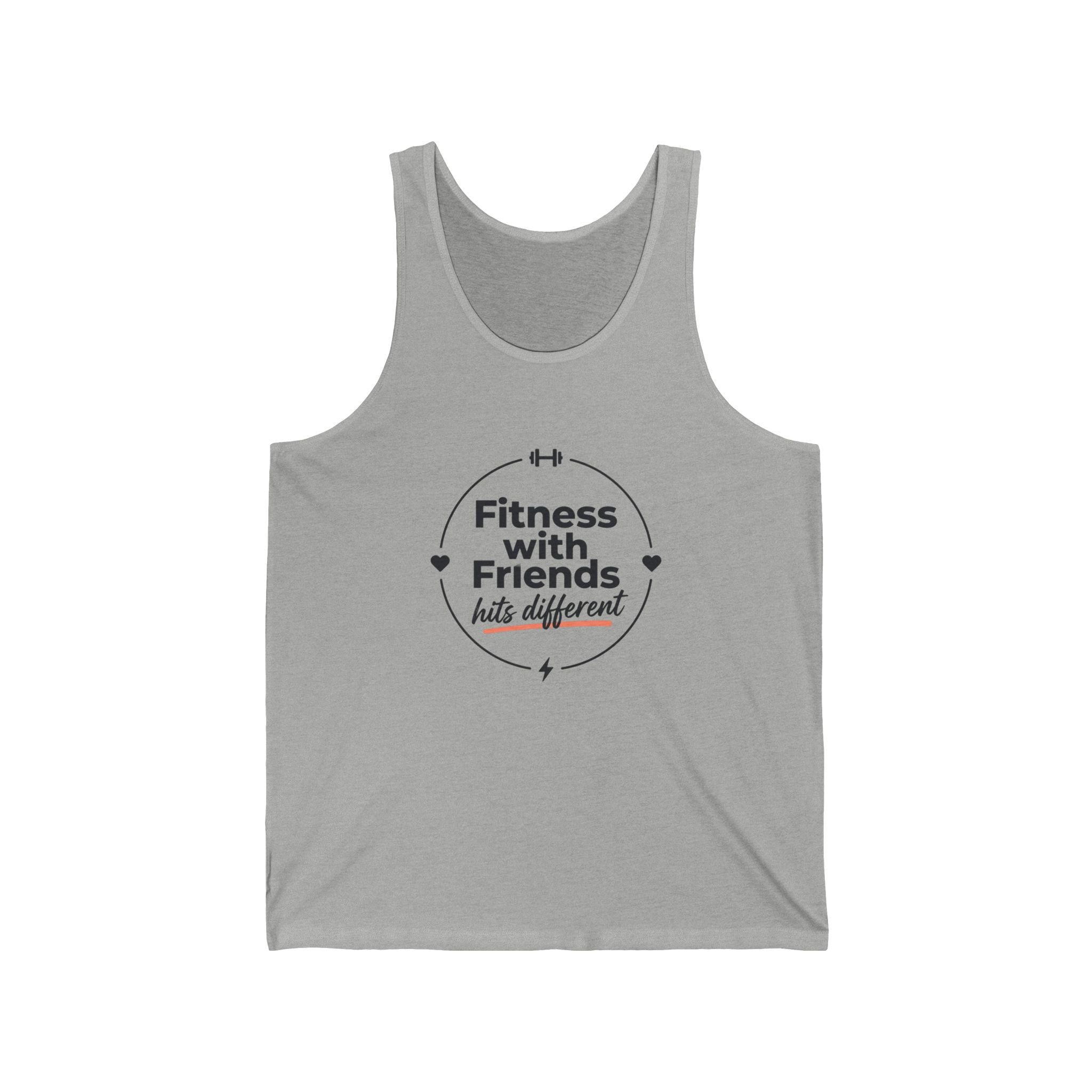 Fitness with Friends Unisex Jersey Tank