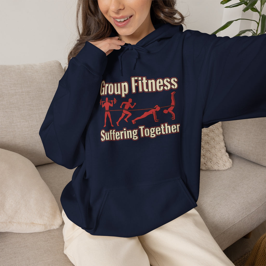 Group Fitness Suffering Together Unisex Heavy Blend™ Hooded Sweatshirt