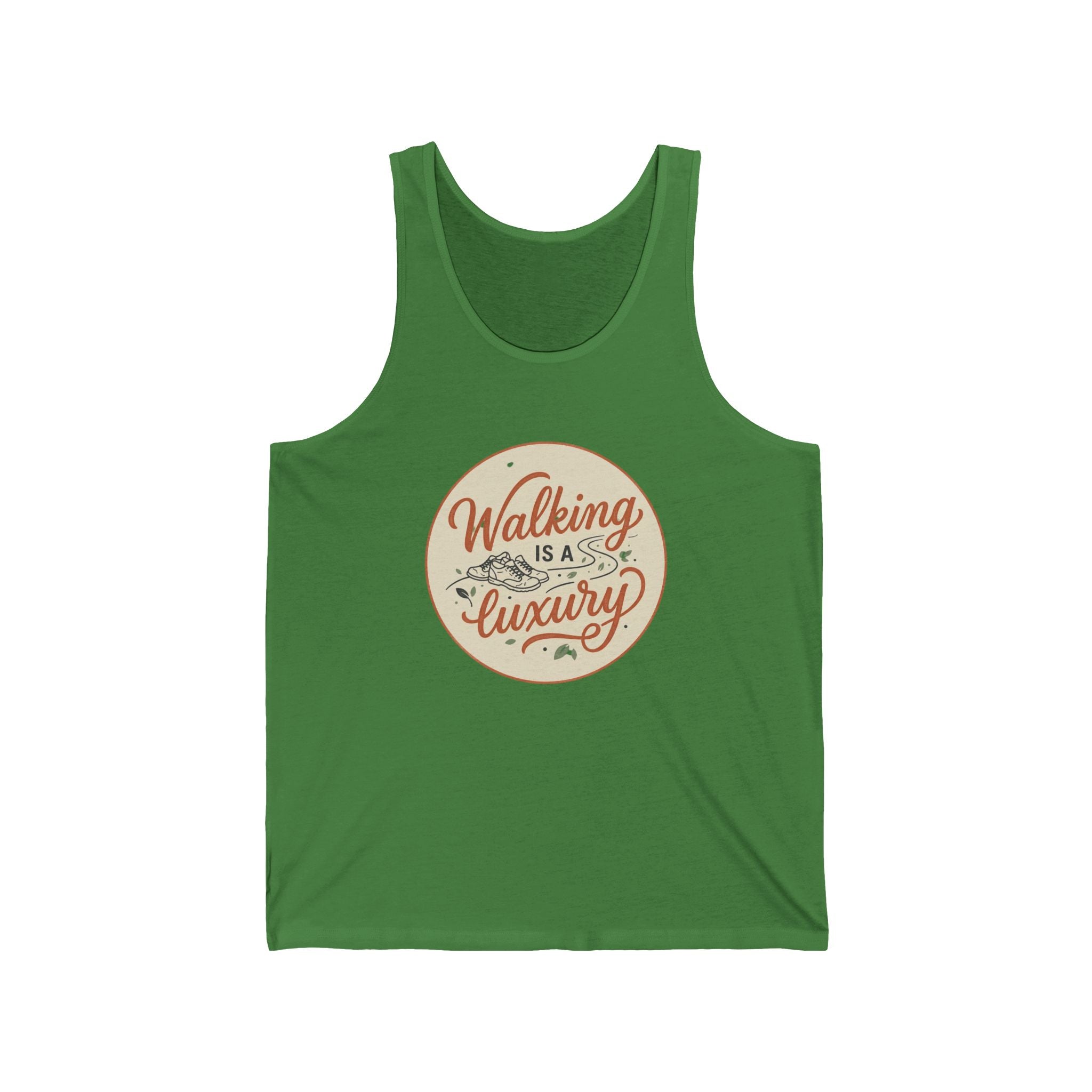 Walking is a Luxury Unisex Jersey Tank