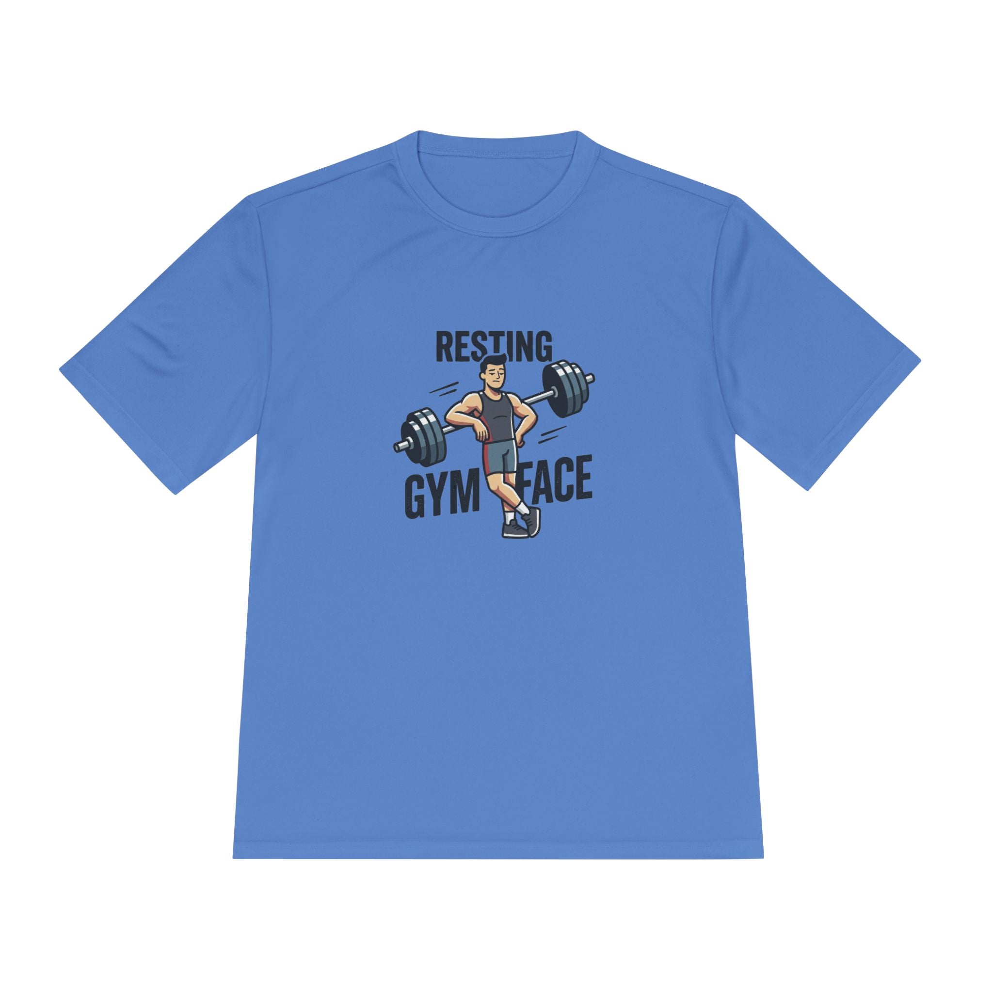 Resting Gym Face Unisex Moisture Wicking Tee