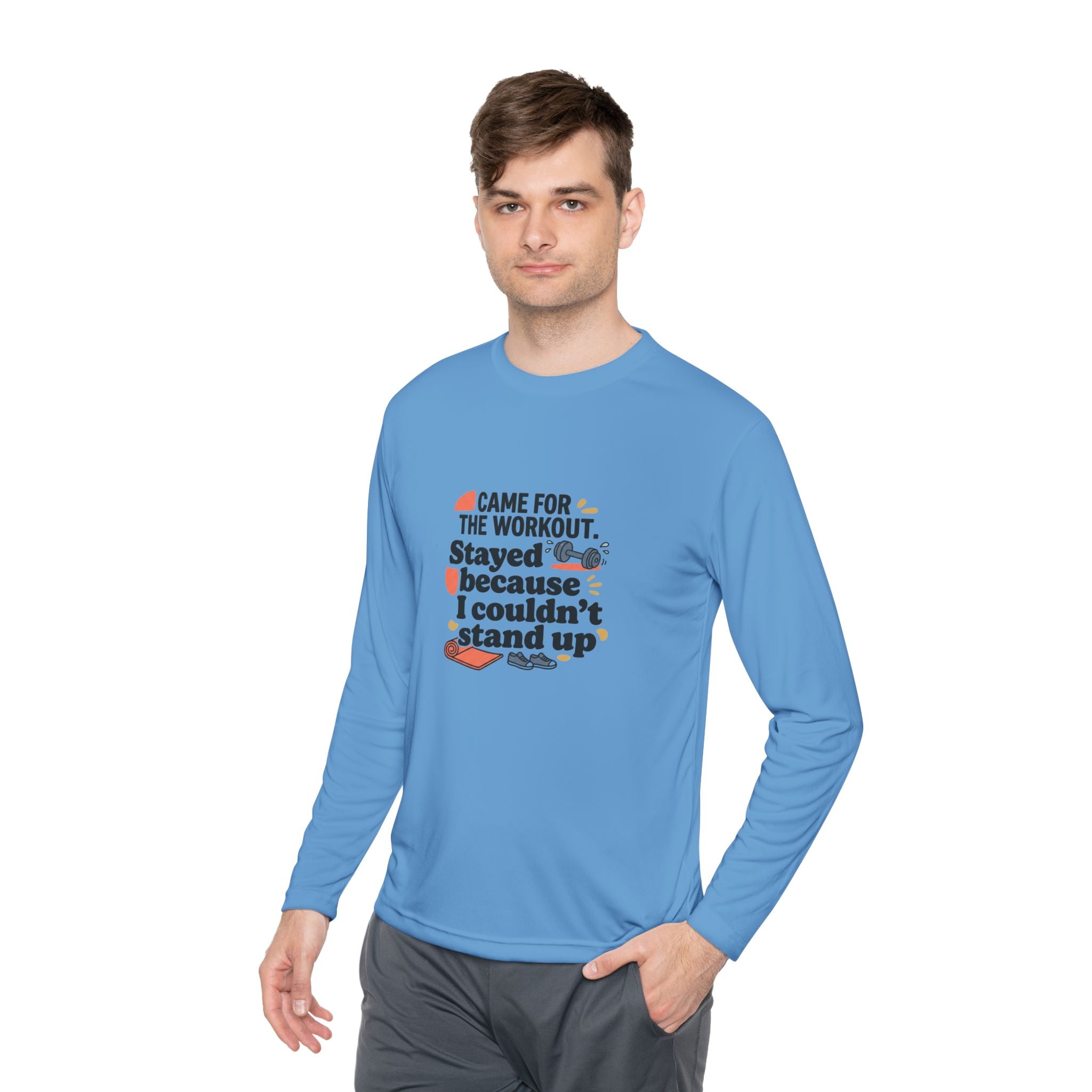 Came for the Workout Unisex Lightweight Long Sleeve Tee