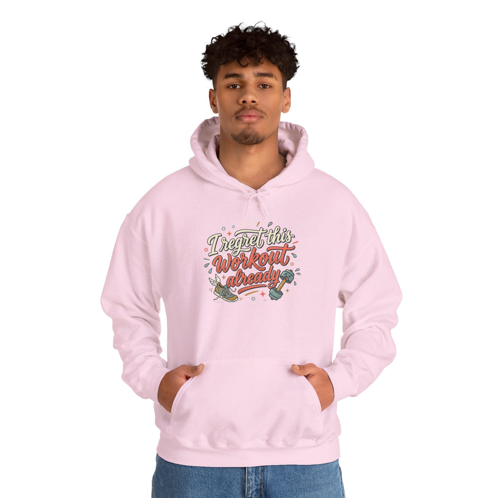I Regret This Workout Unisex Heavy Blend™ Hooded Sweatshirt
