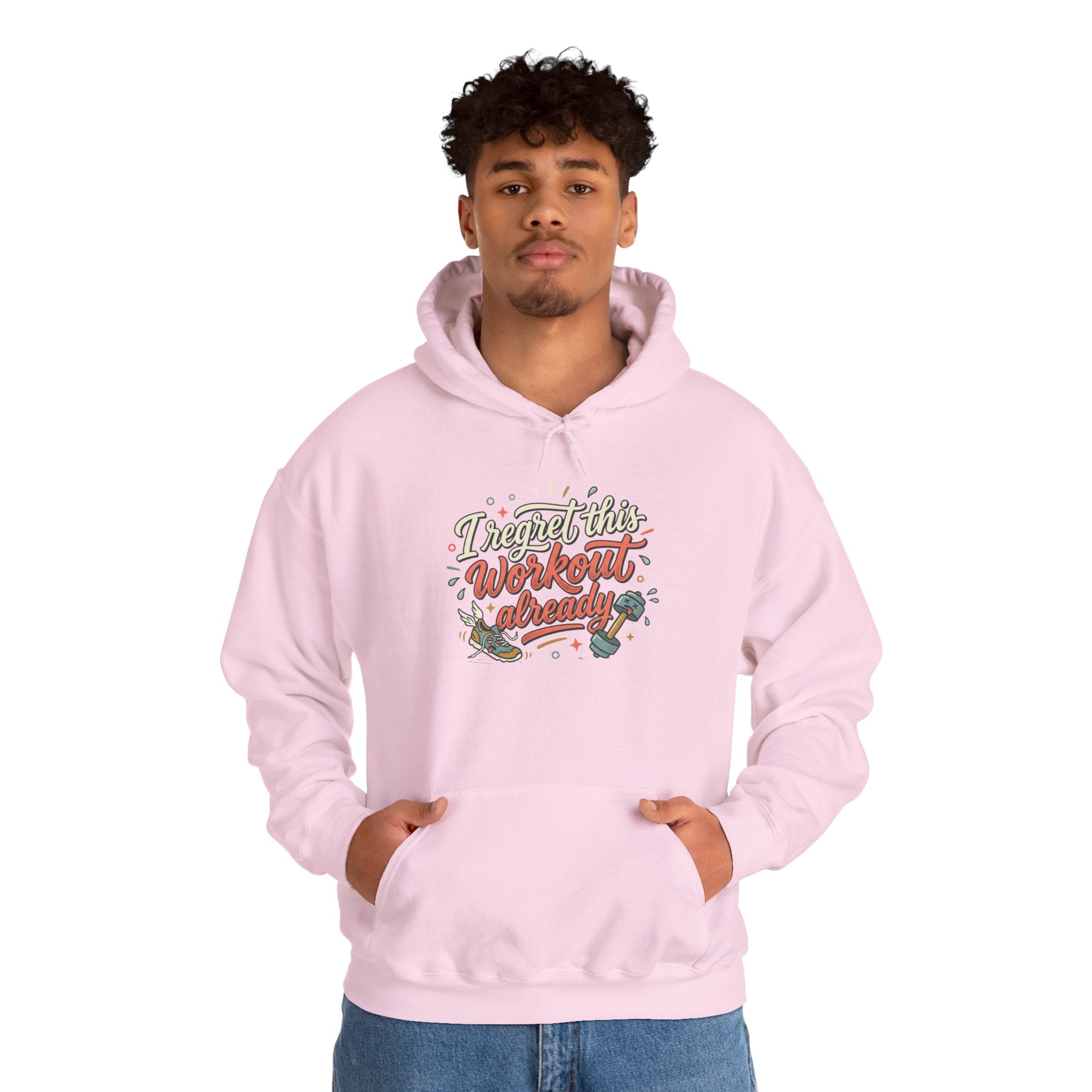 I Regret This Workout Unisex Heavy Blend™ Hooded Sweatshirt