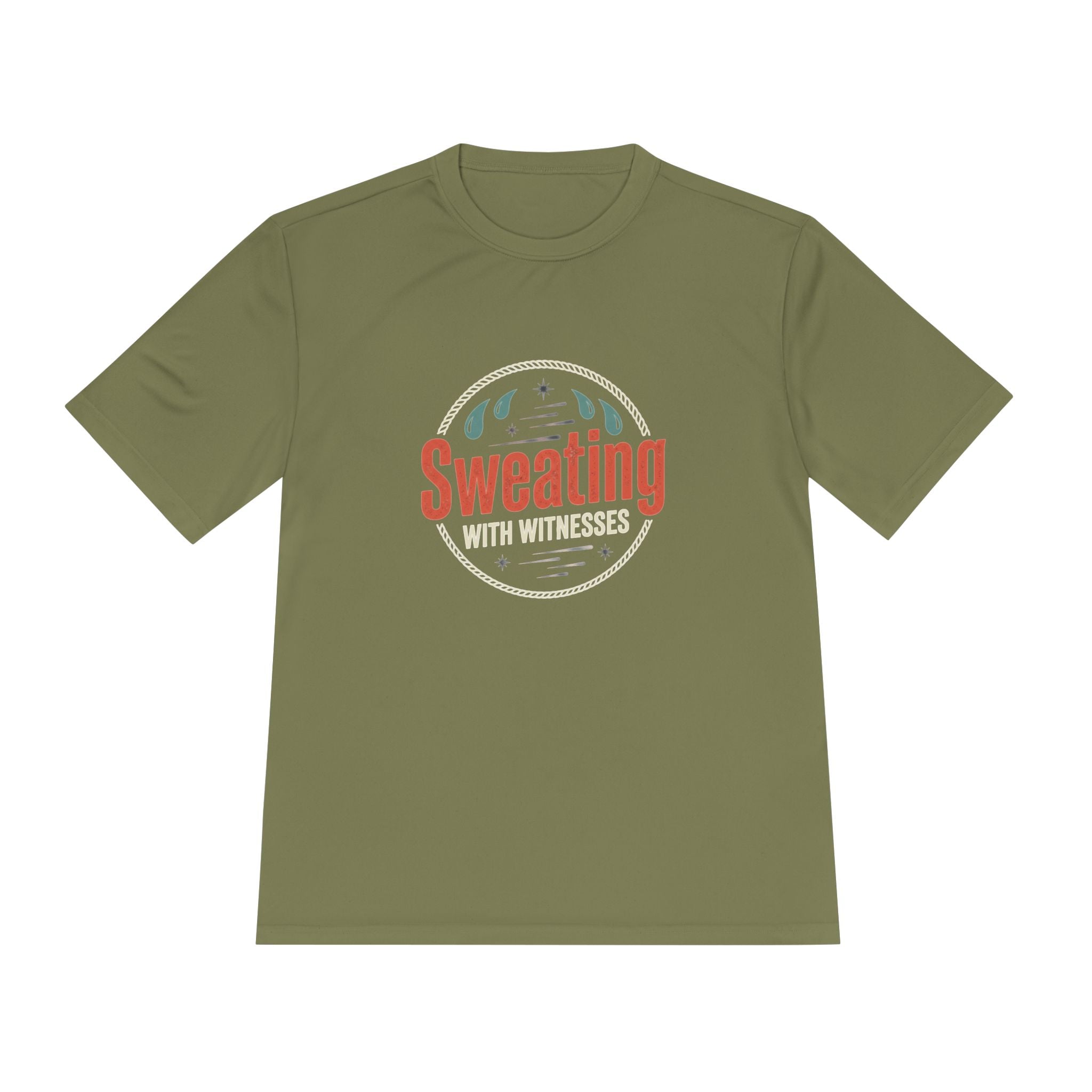 Sweating with Witnesses Unisex Moisture Wicking Tee