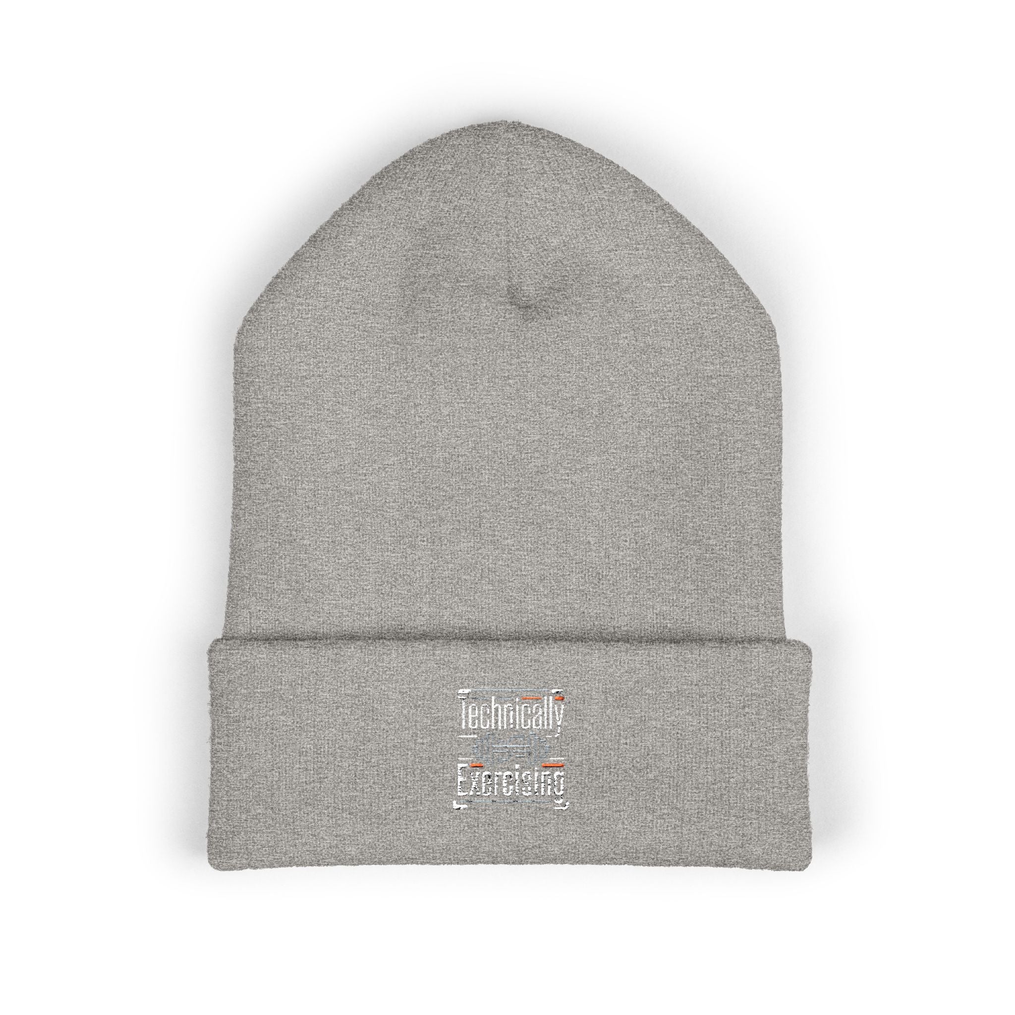 Technically Exercising Classic Cuffed Beanie (Embroidery)