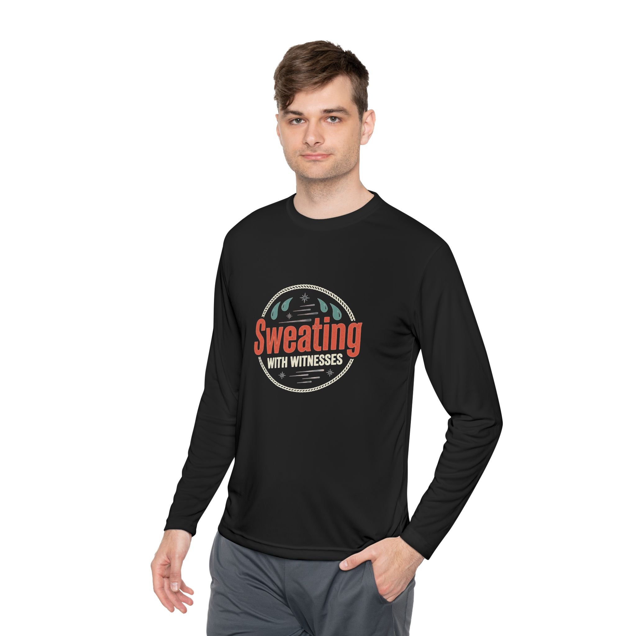 Sweating with Witnesses Unisex Lightweight Long Sleeve Tee