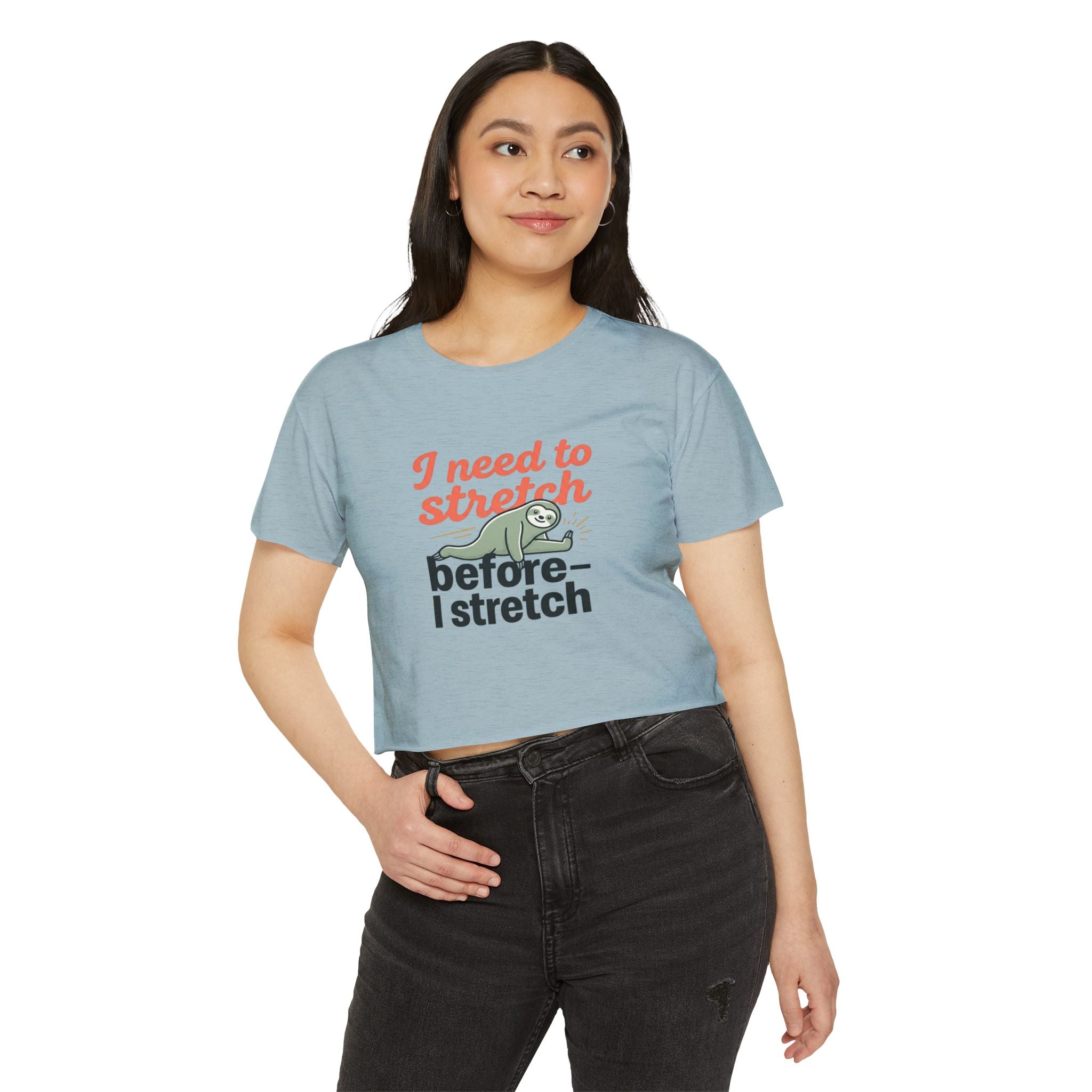 I Need to Stretch Women's Festival Crop Top