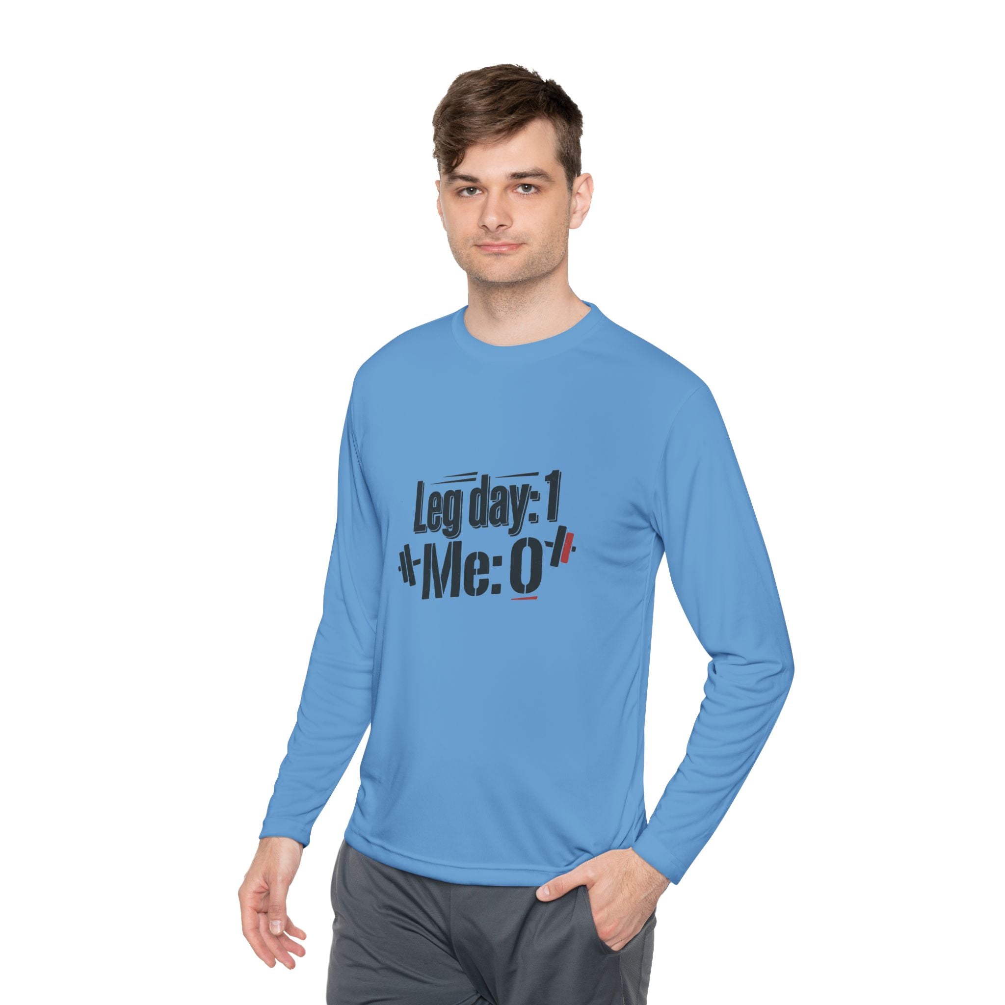 Leg Day Unisex Lightweight Long Sleeve Tee
