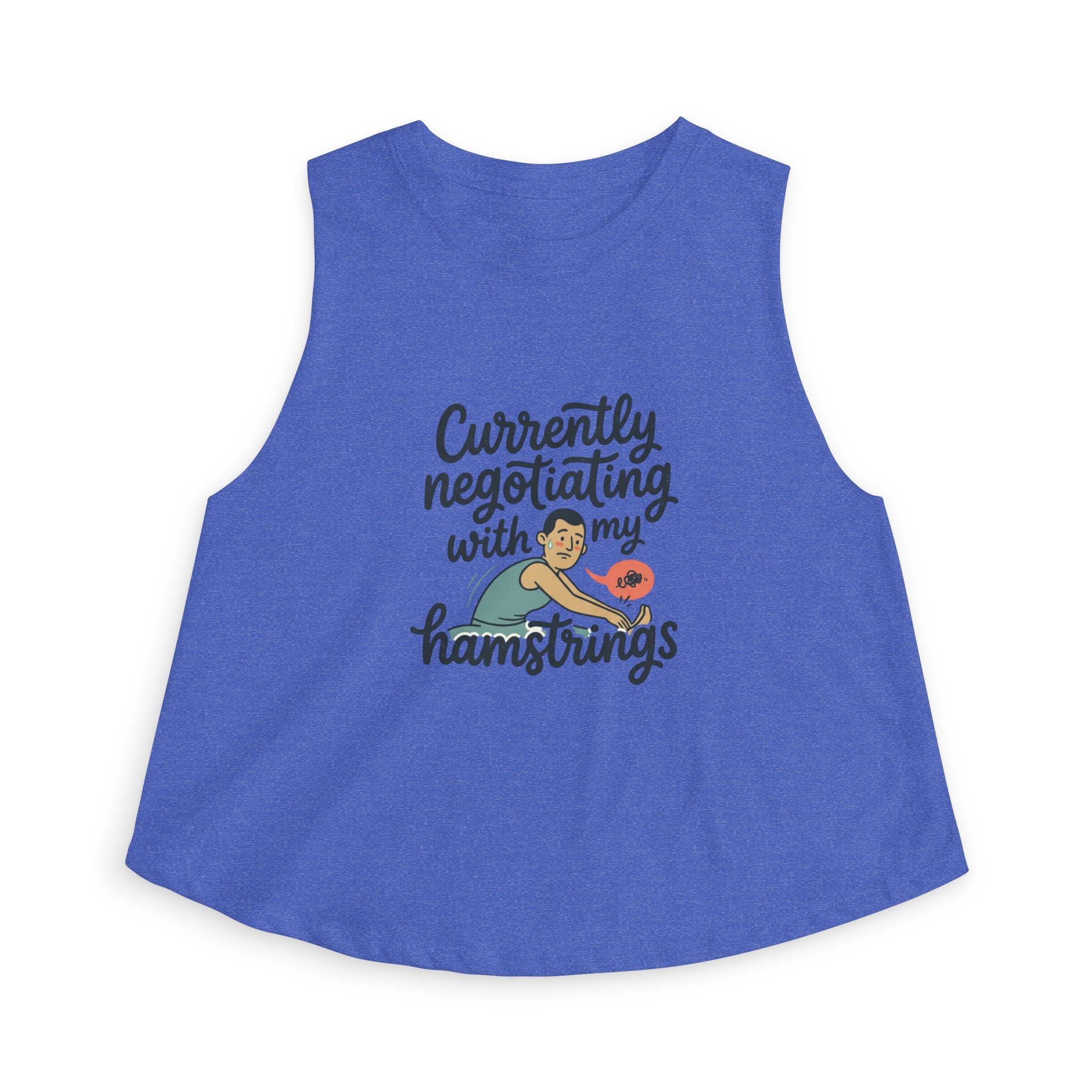 Currently Negotiating with my Hamstrings Women's Crop Top