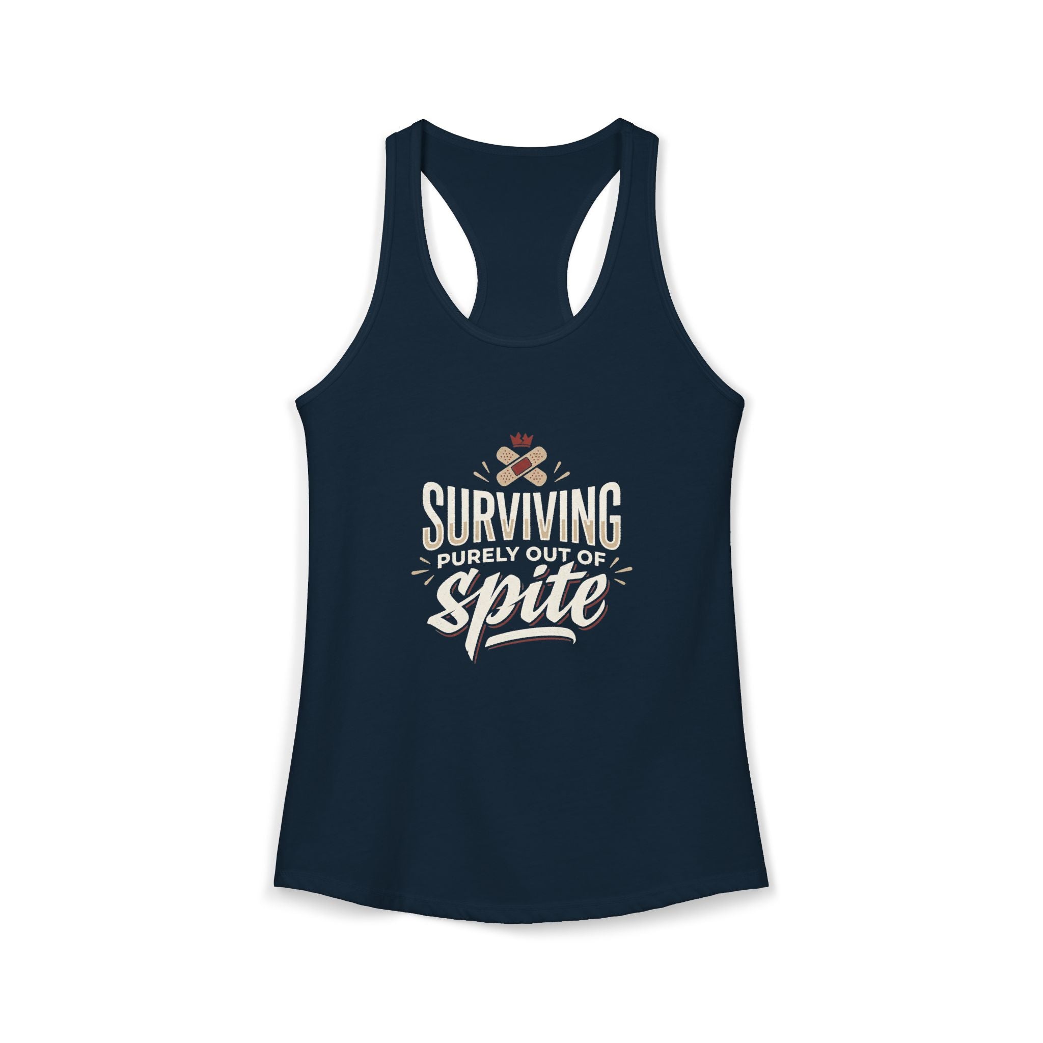 Surviving Purely Out of Spite Women's Ideal Racerback Tank