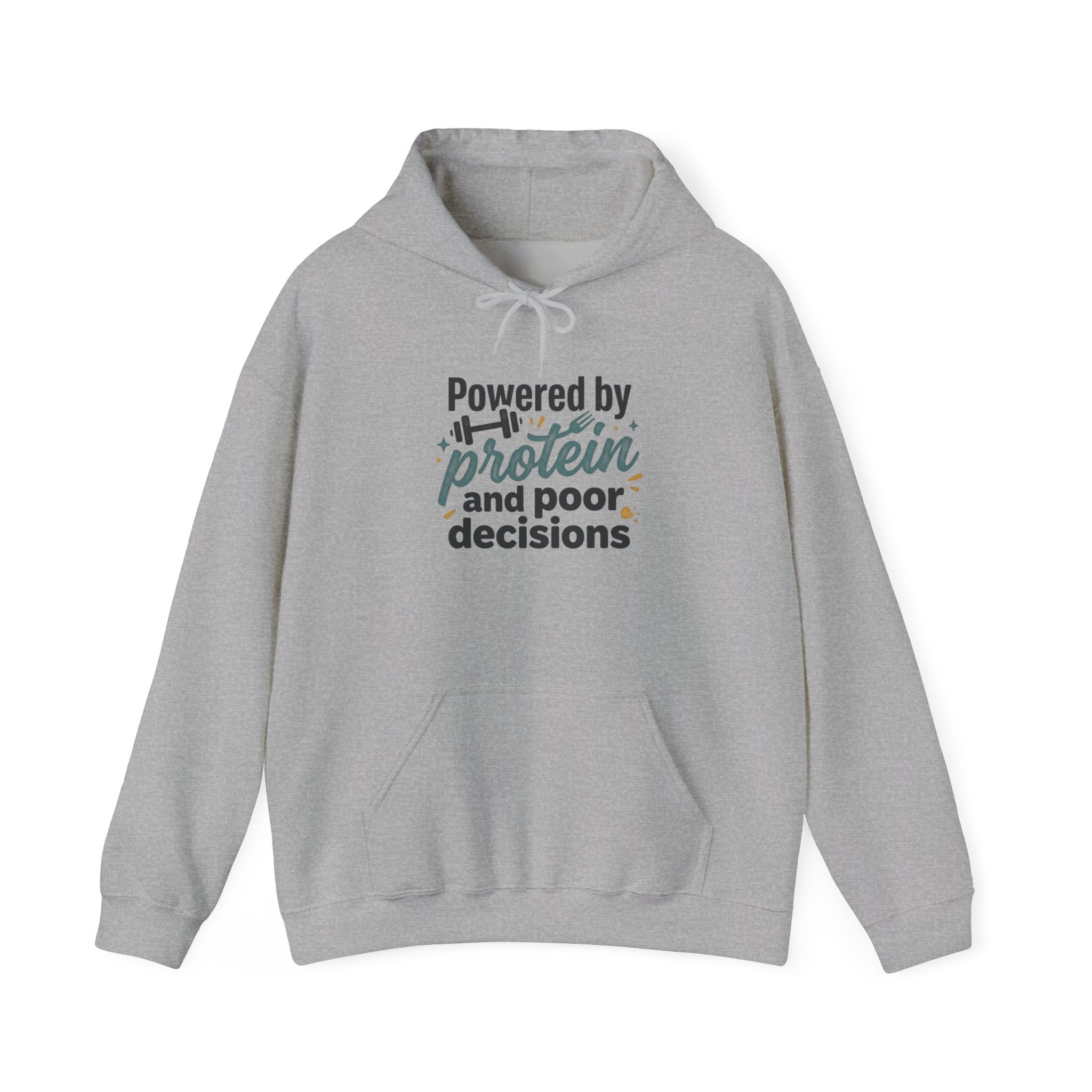 Powered by Protein Unisex Heavy Blend™ Hooded Sweatshirt