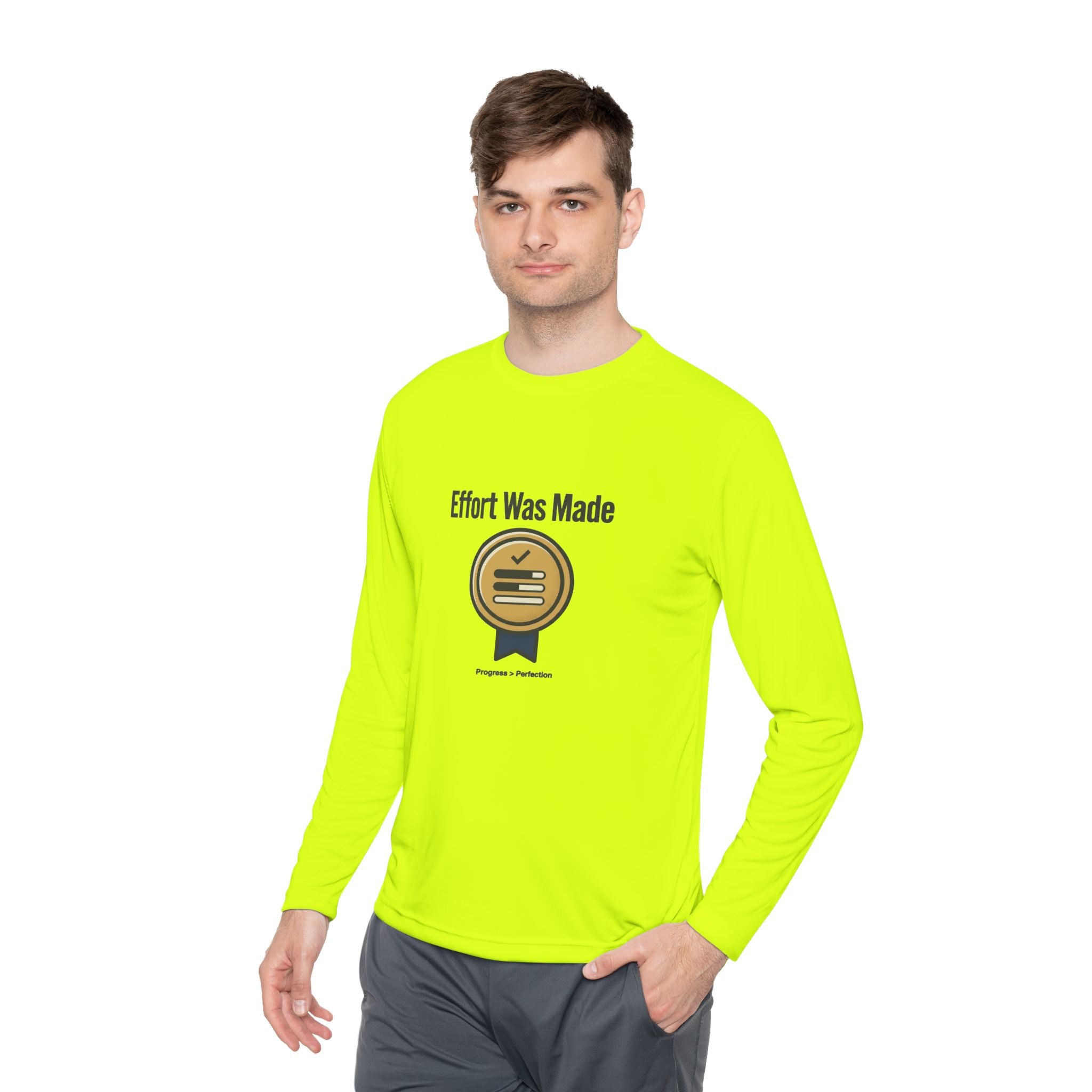 Effort was Made Unisex Lightweight Long Sleeve Tee