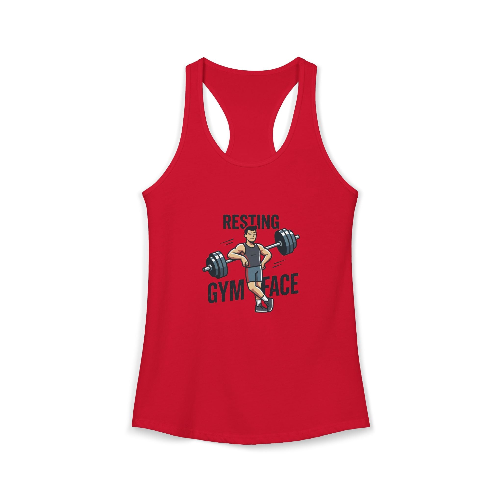 Resting Gym Face Women's Ideal Racerback Tank