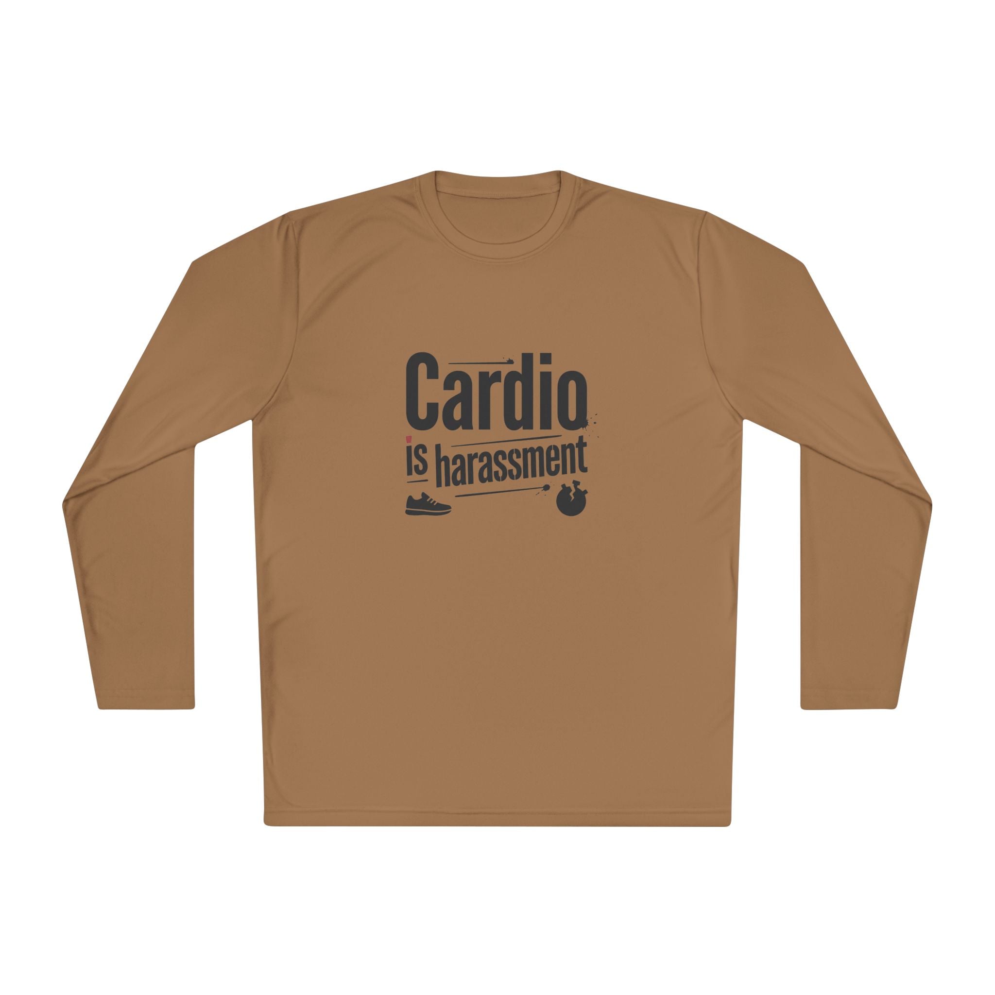 Cardio is Harassment Unisex Lightweight Long Sleeve Tee