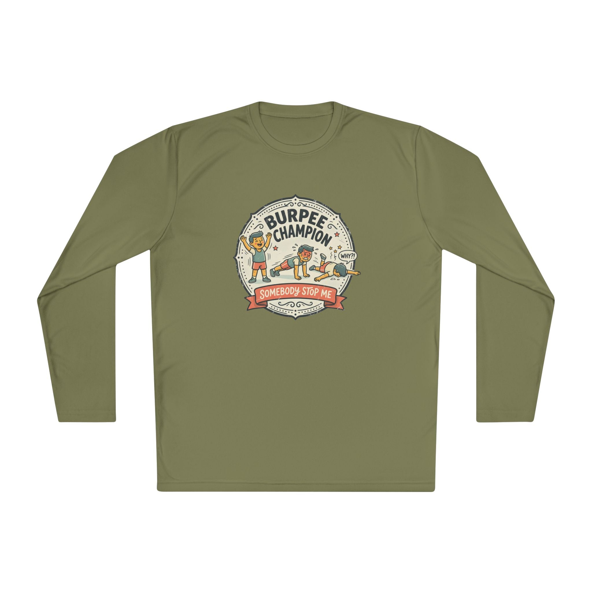 Burpee Champion Unisex Lightweight Long Sleeve Tee