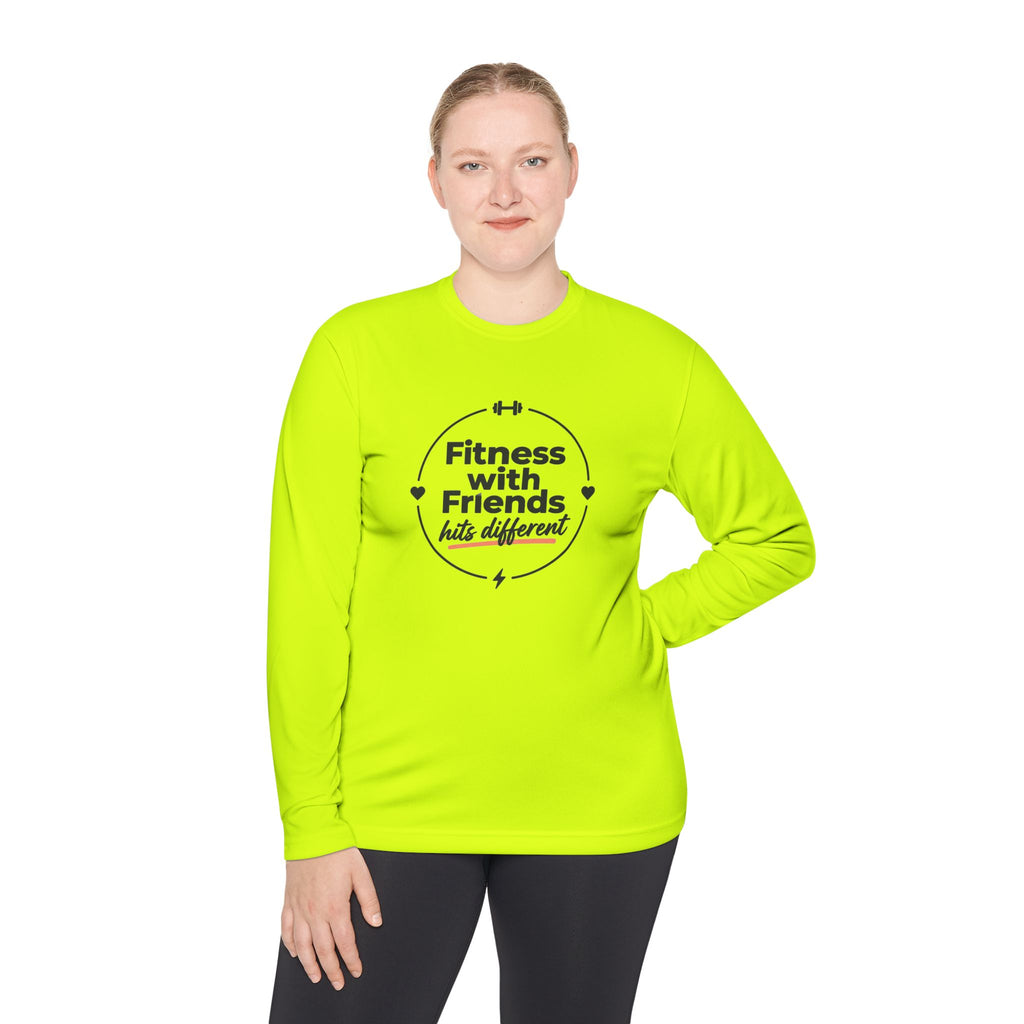 Fitness with Friends Unisex Lightweight Long Sleeve Tee