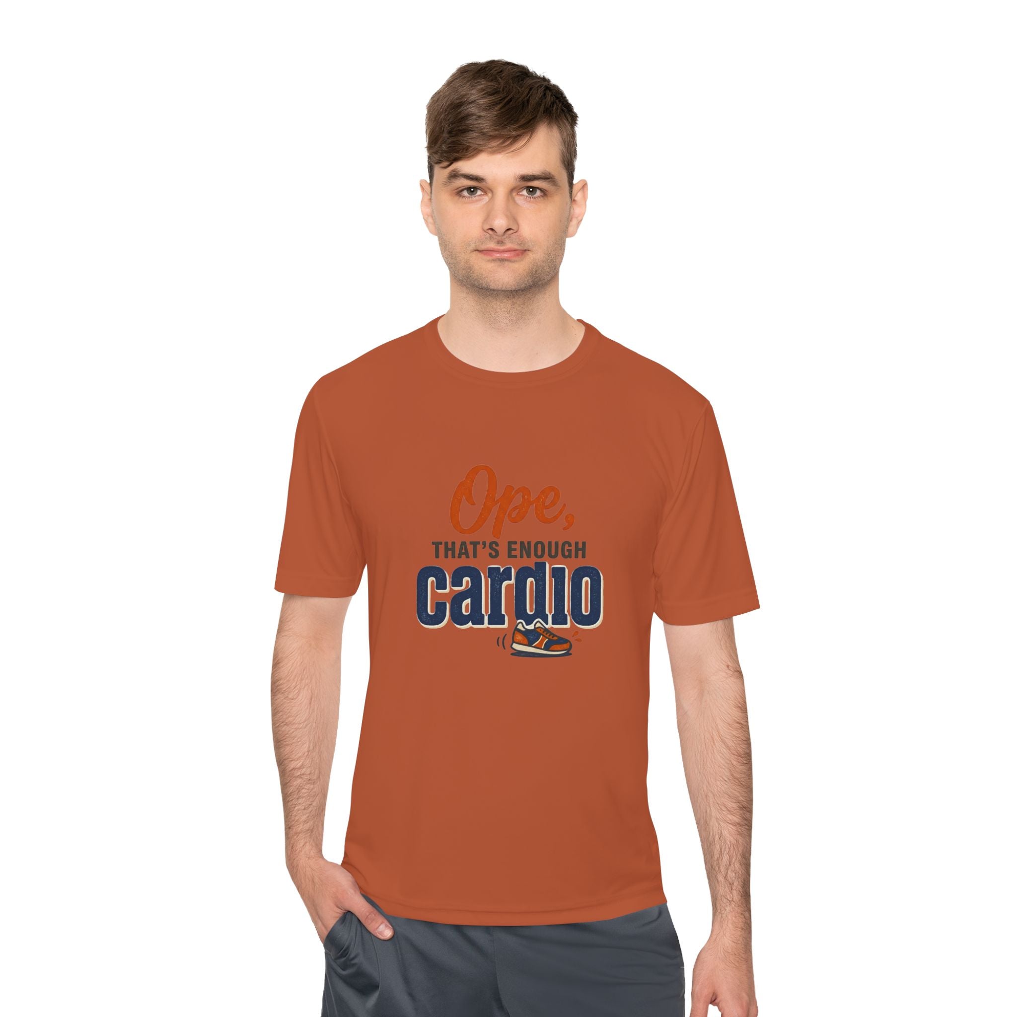 Ope, That's Enough Cardio Unisex Moisture Wicking Tee