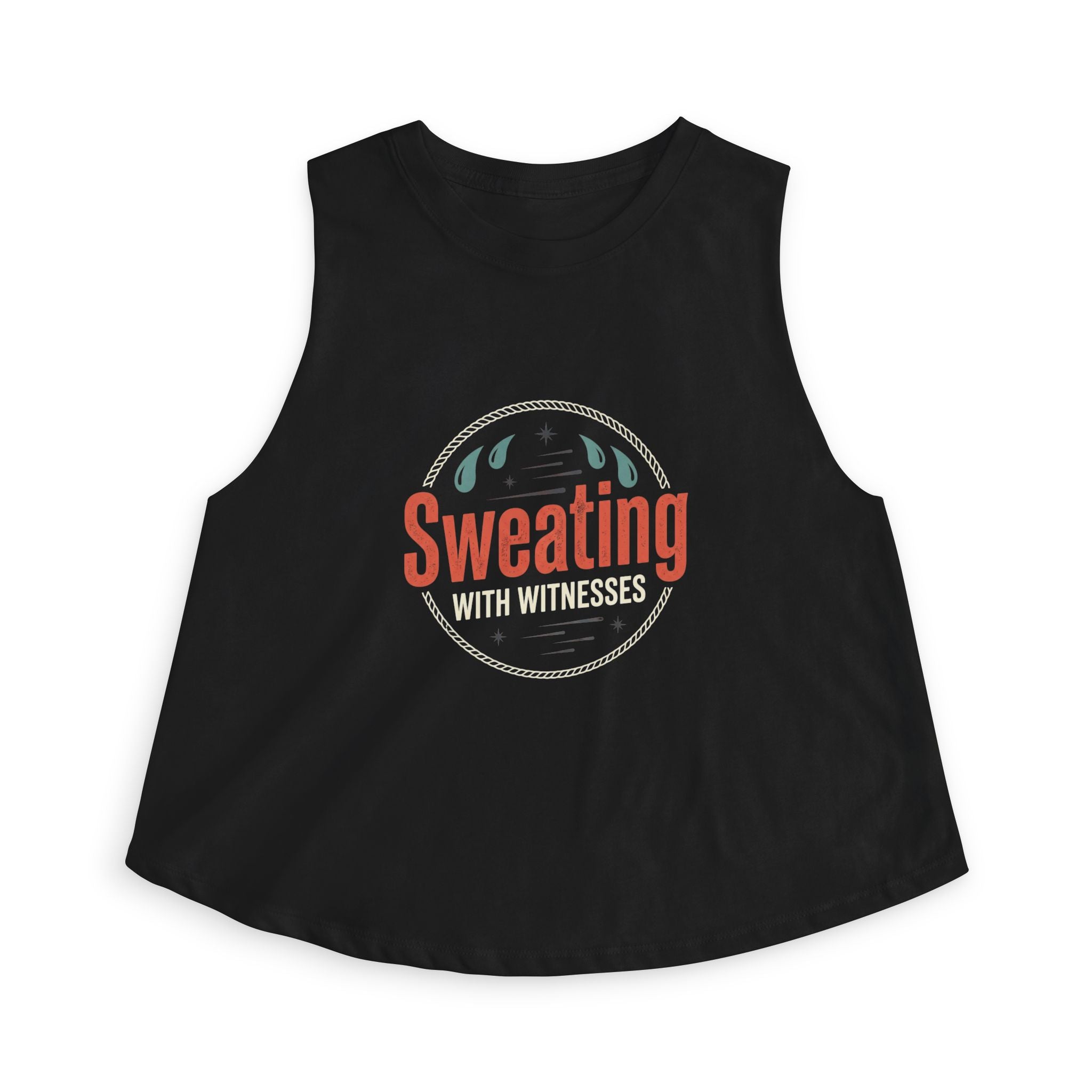 Sweating with Witnesses Women's Crop Top