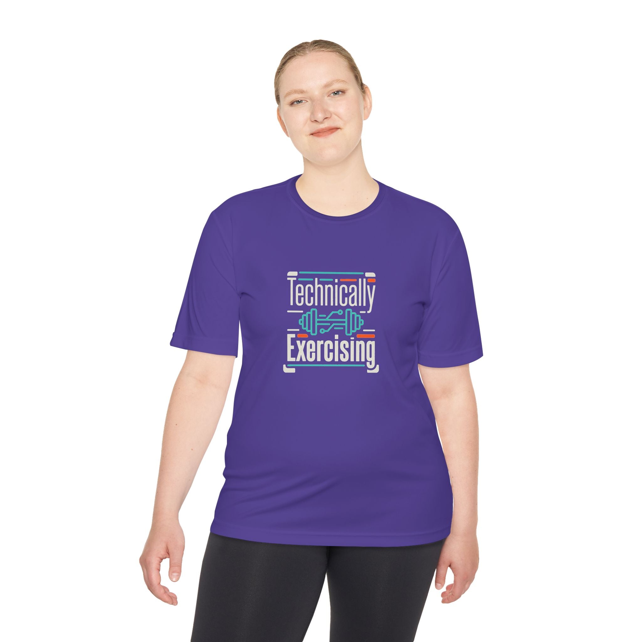 Technically Exercising Unisex Moisture Wicking Tee