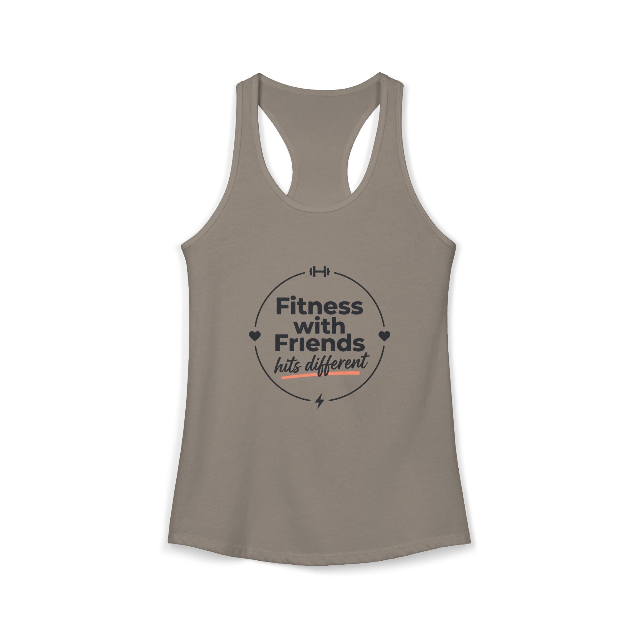 Fitness With Friends Women's Ideal Racerback Tank