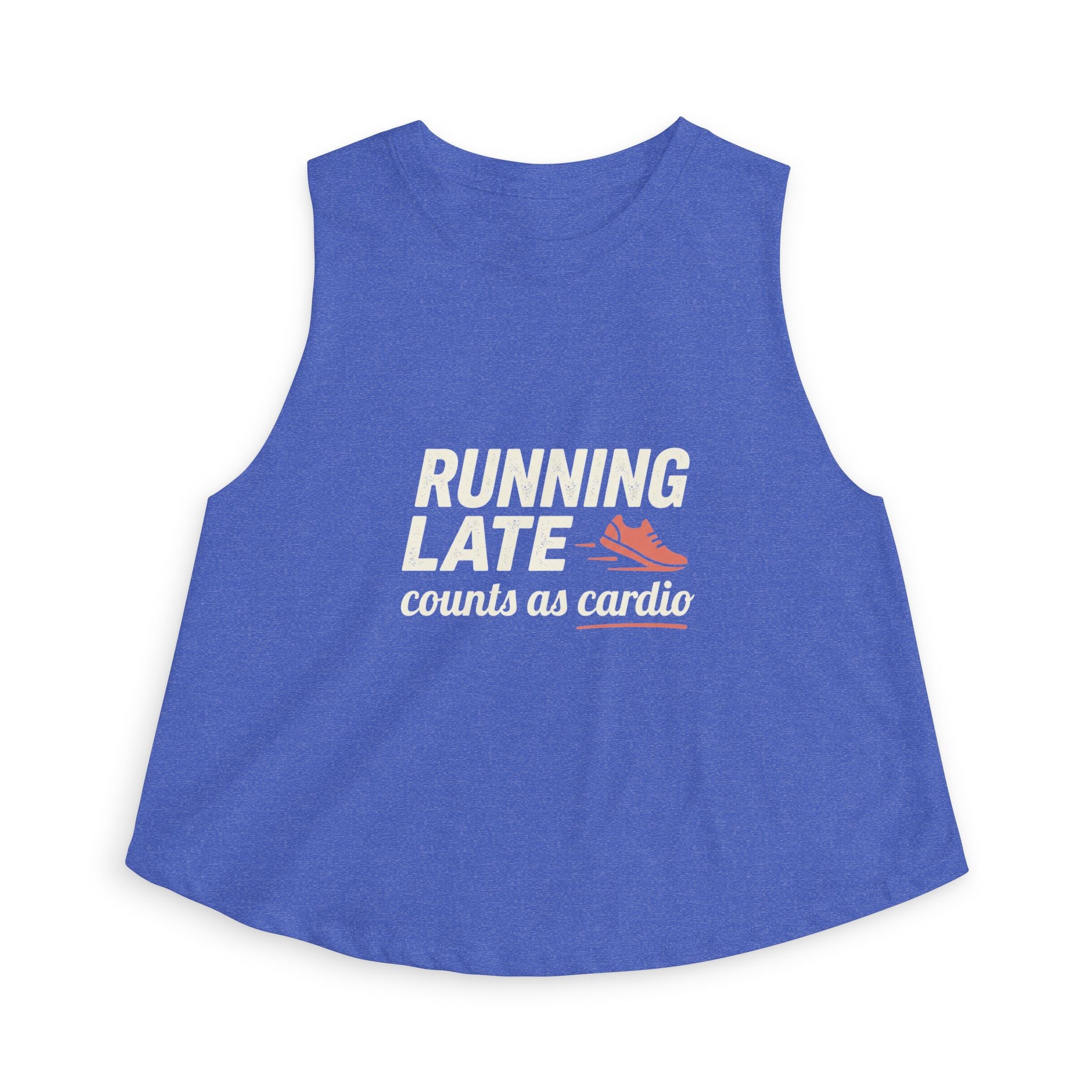 Running Late Counts as Cardio Women's Crop Top