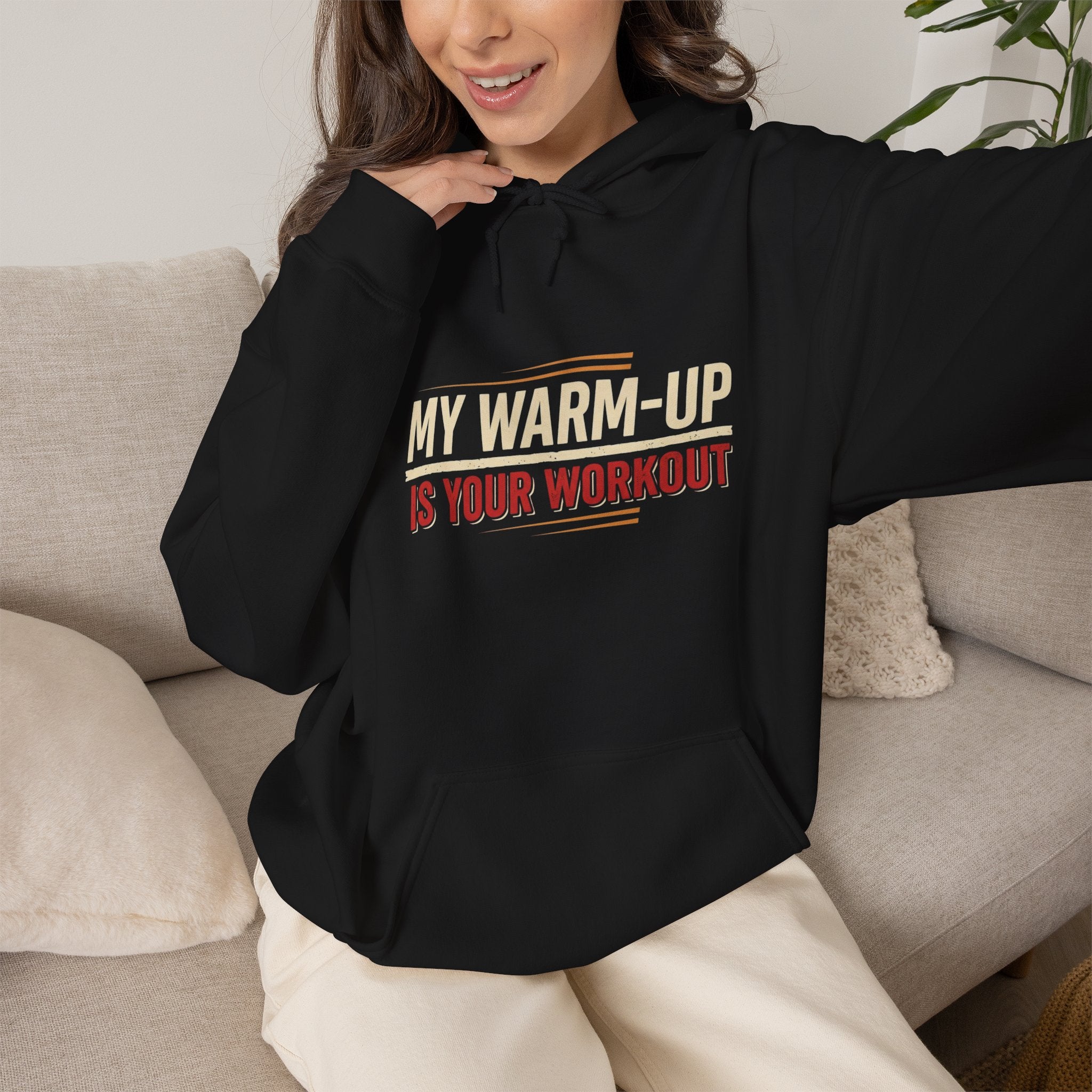 My Warm-Up is Your Workout Unisex Heavy Blend™ Hooded Sweatshirt