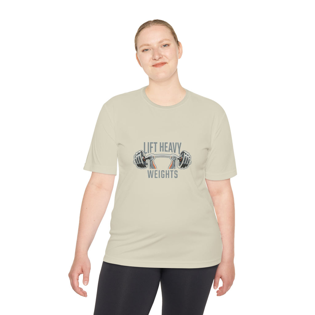Lift Heavy Weights Unisex Moisture Wicking Tee