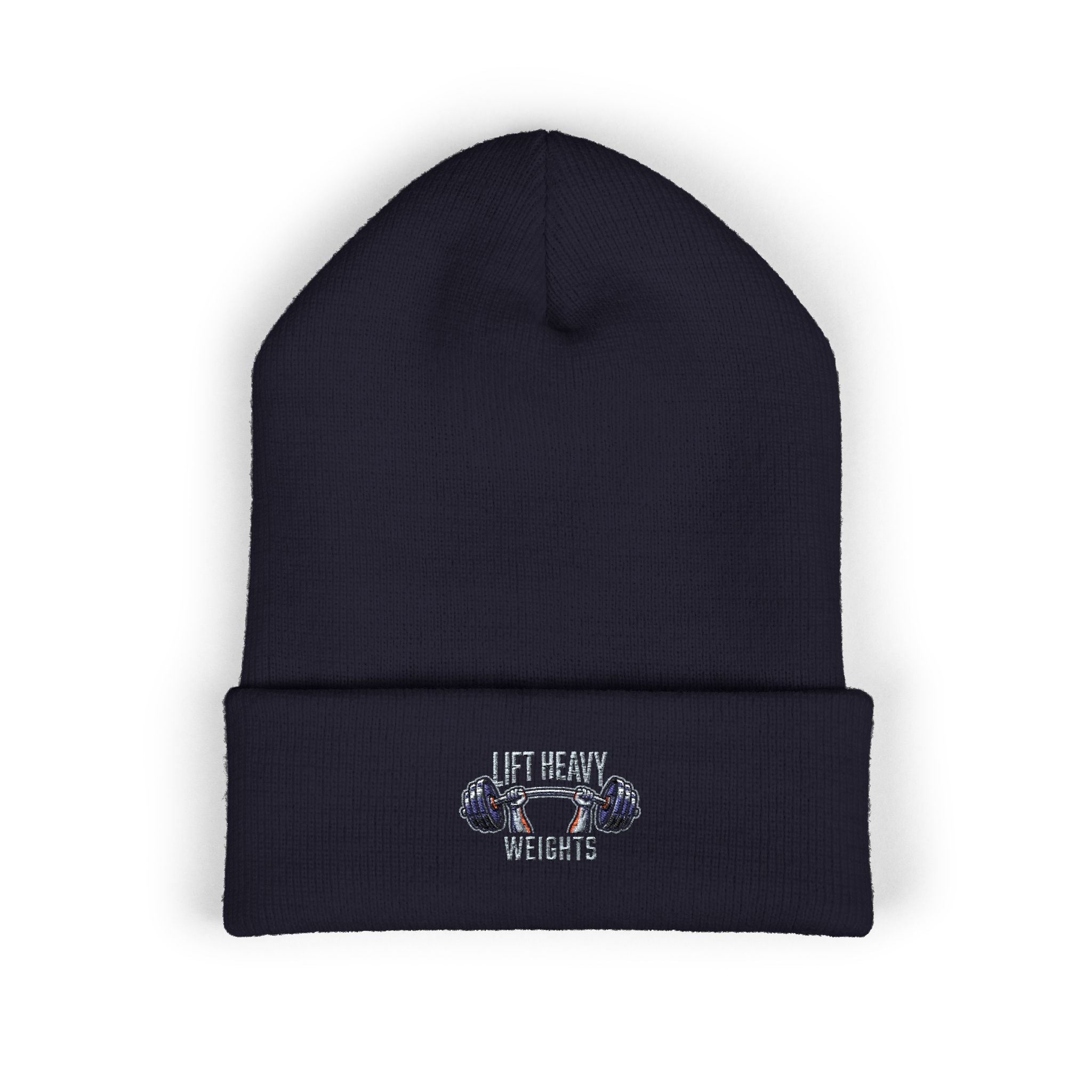 Lift Heavy Weights Classic Cuffed Beanie (Embroidery)