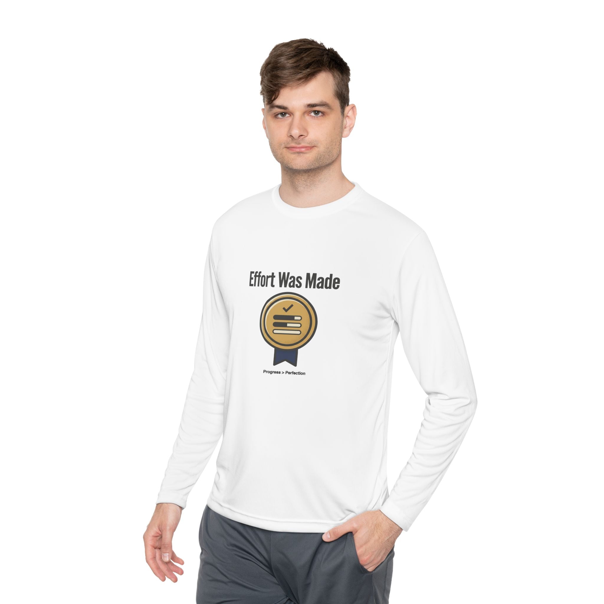 Effort was Made Unisex Lightweight Long Sleeve Tee