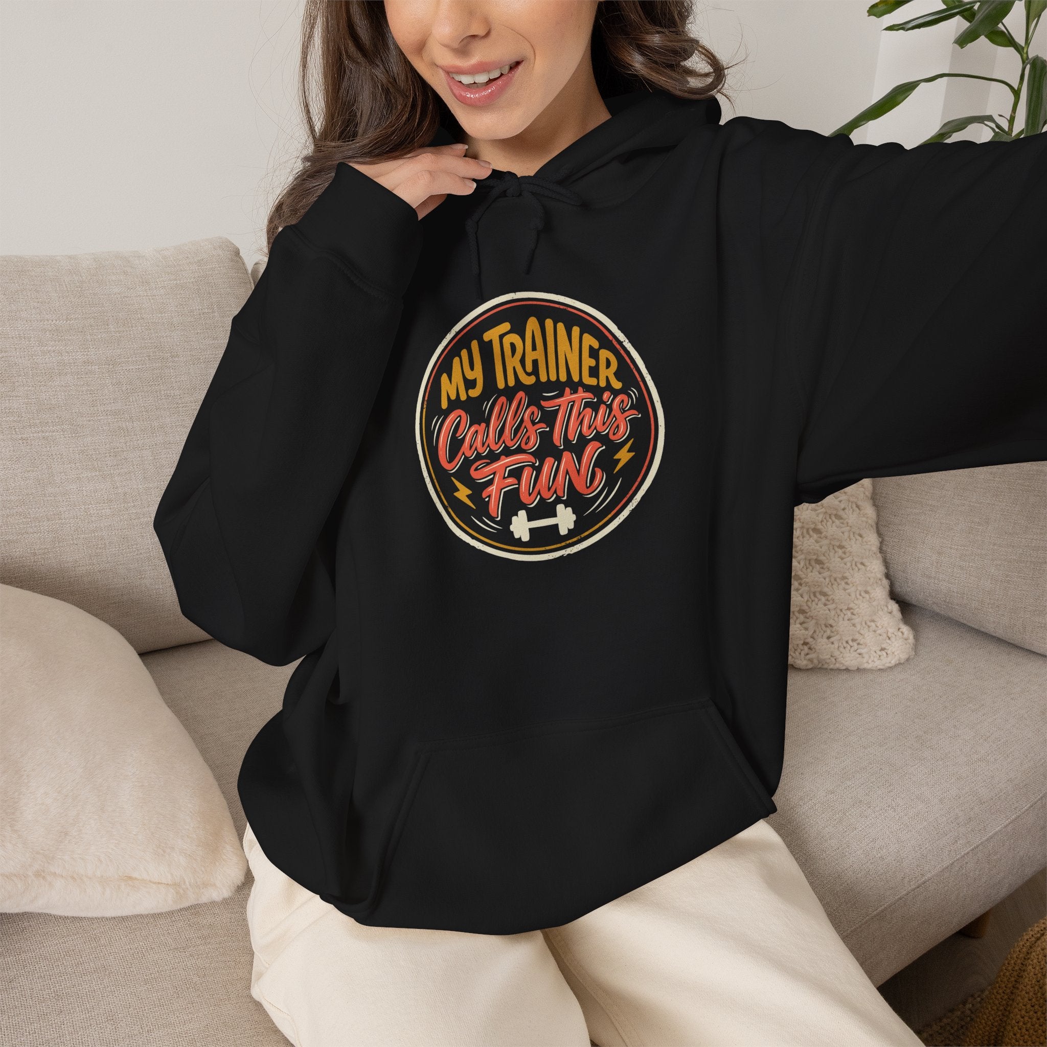 My Trainer Calls This Fun Unisex Heavy Blend™ Hooded Sweatshirt