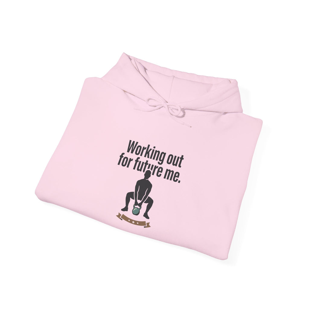 Working Out For Future Me Unisex Heavy Blend™ Hooded Sweatshirt
