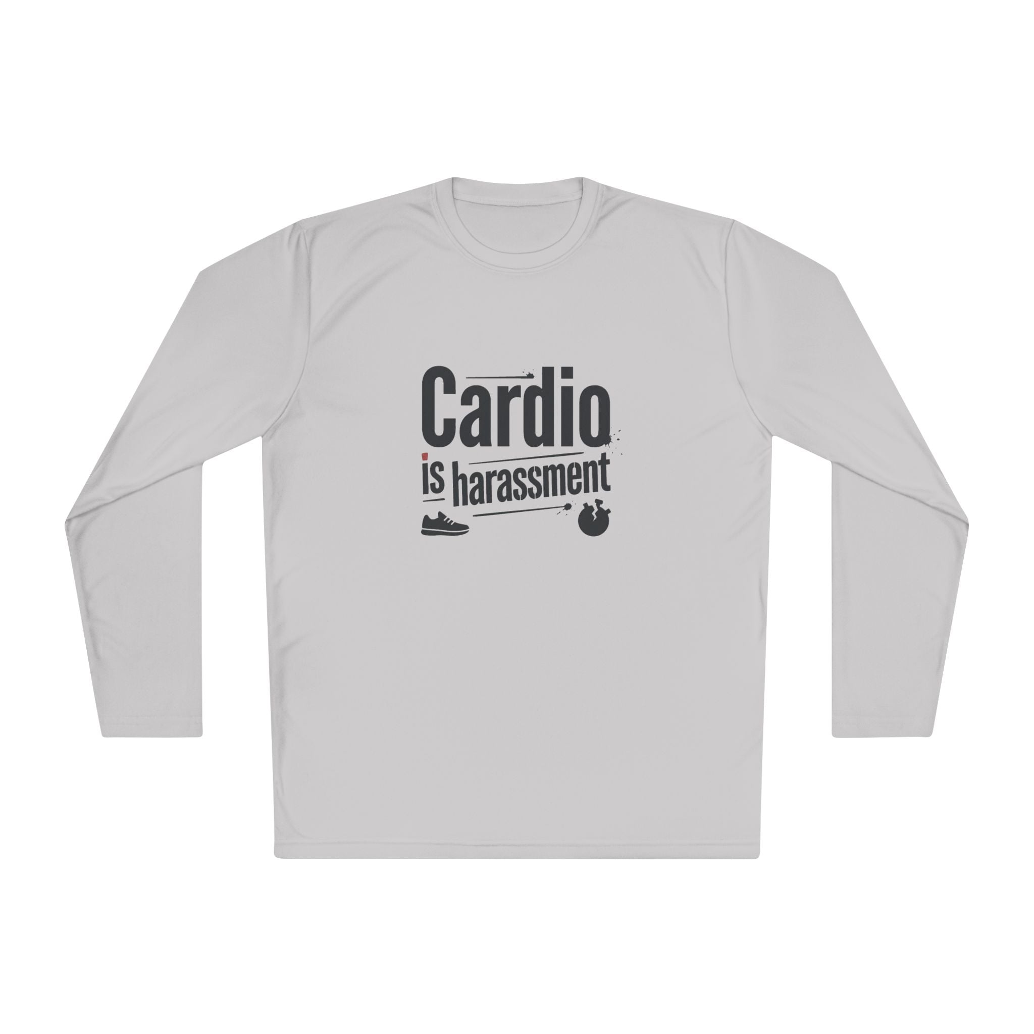 Cardio is Harassment Unisex Lightweight Long Sleeve Tee